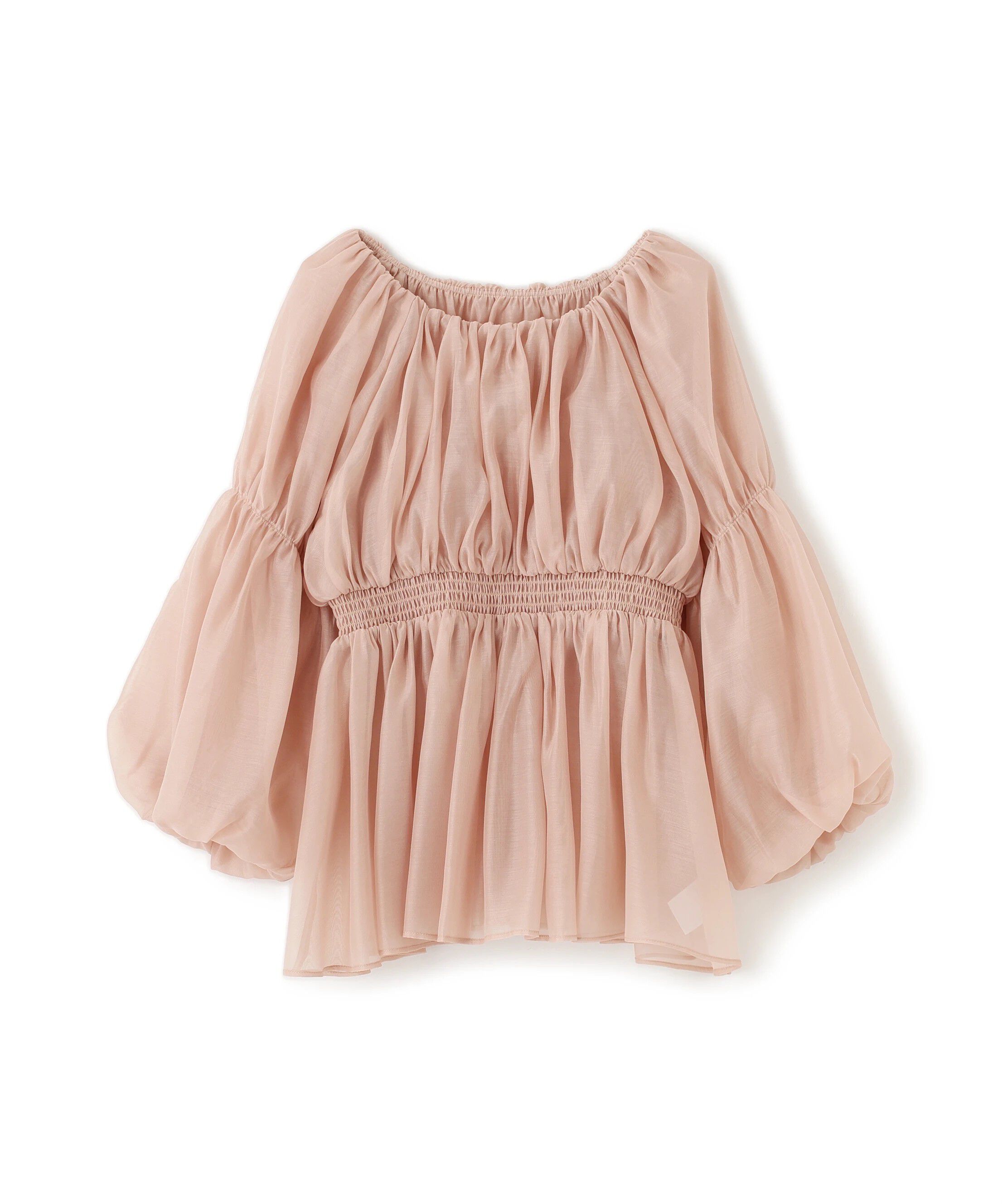 PROPORTION BODY DRESSING「＜ウォッシャブル＞バルーンスリーブオフショルブラウス 25AW」|シャツ・ブラウス|