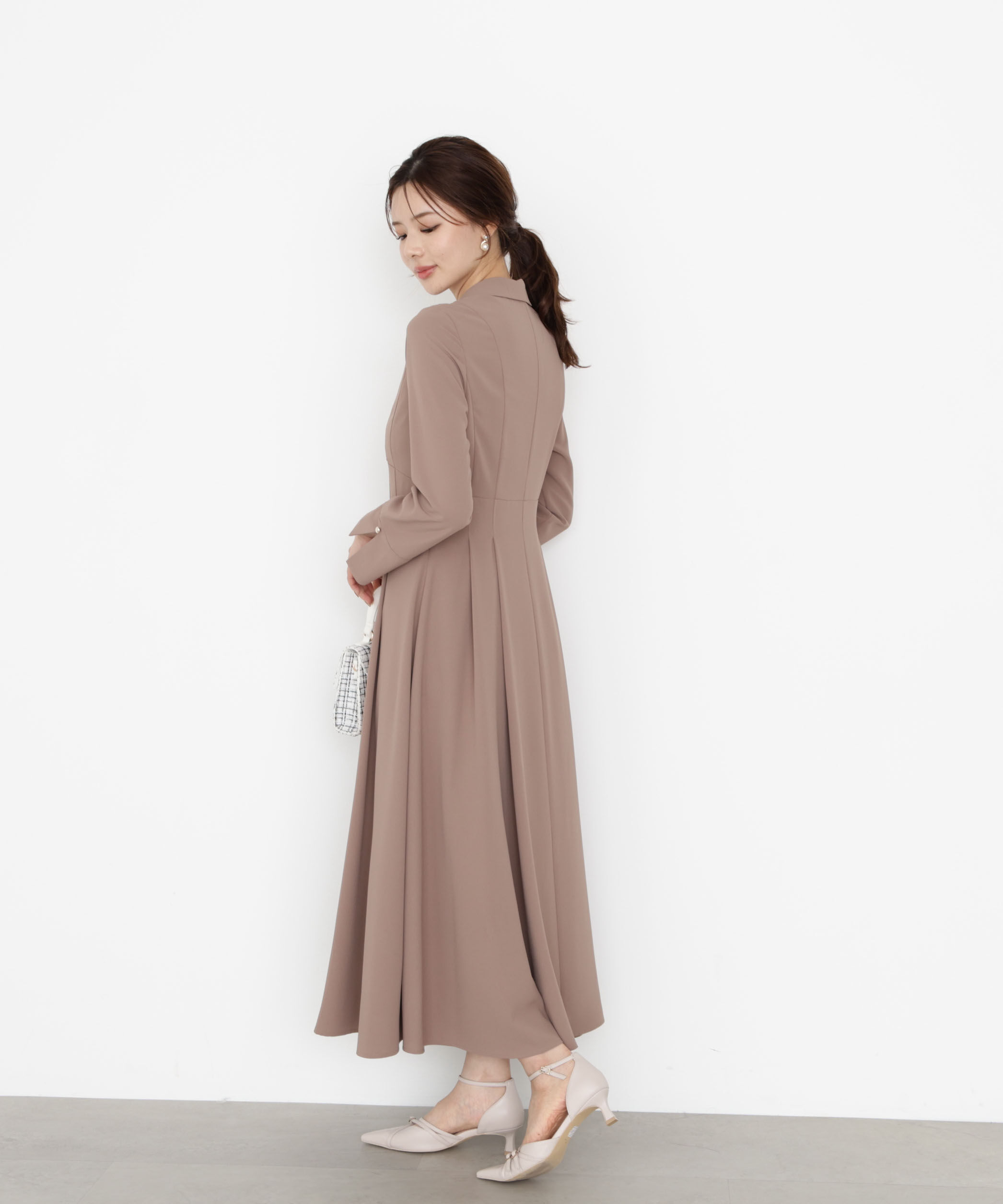 PROPORTION BODY DRESSING「オータムタックシャツワンピース」|ワンピース|