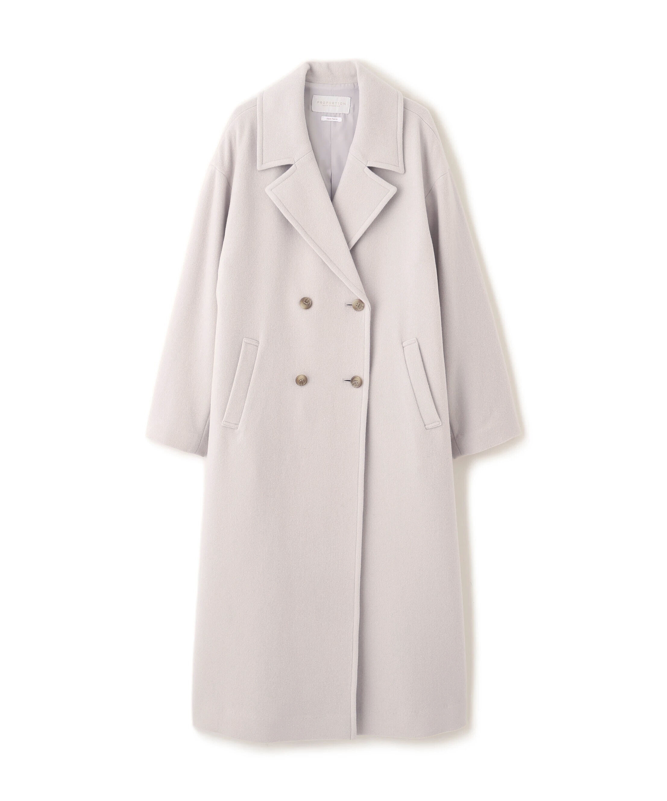 PROPORTION BODY DRESSING「ダブル釦チェスターコート 25AW」|その他|