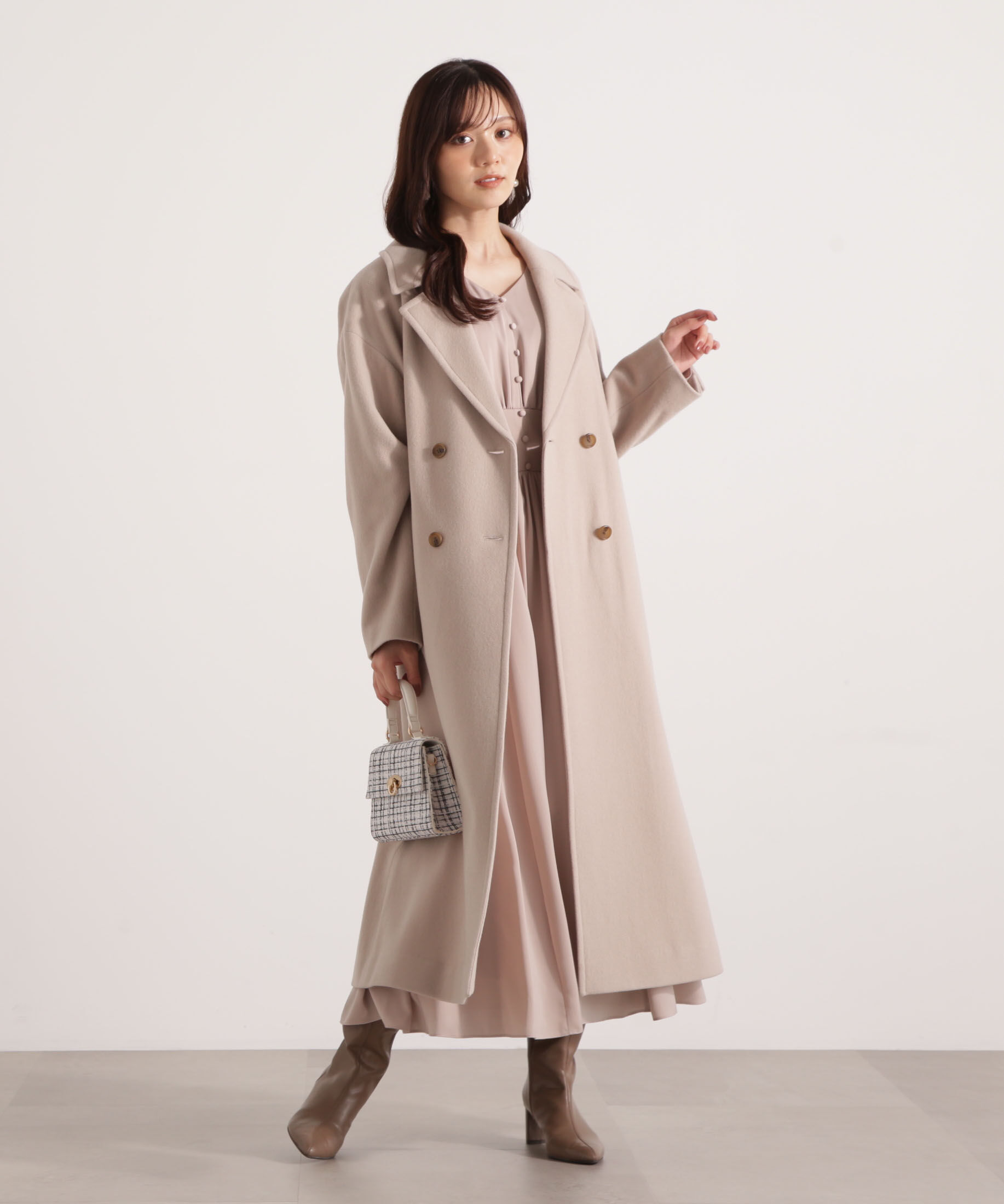 PROPORTION BODY DRESSING「ダブル釦チェスターコート 25AW」|その他|