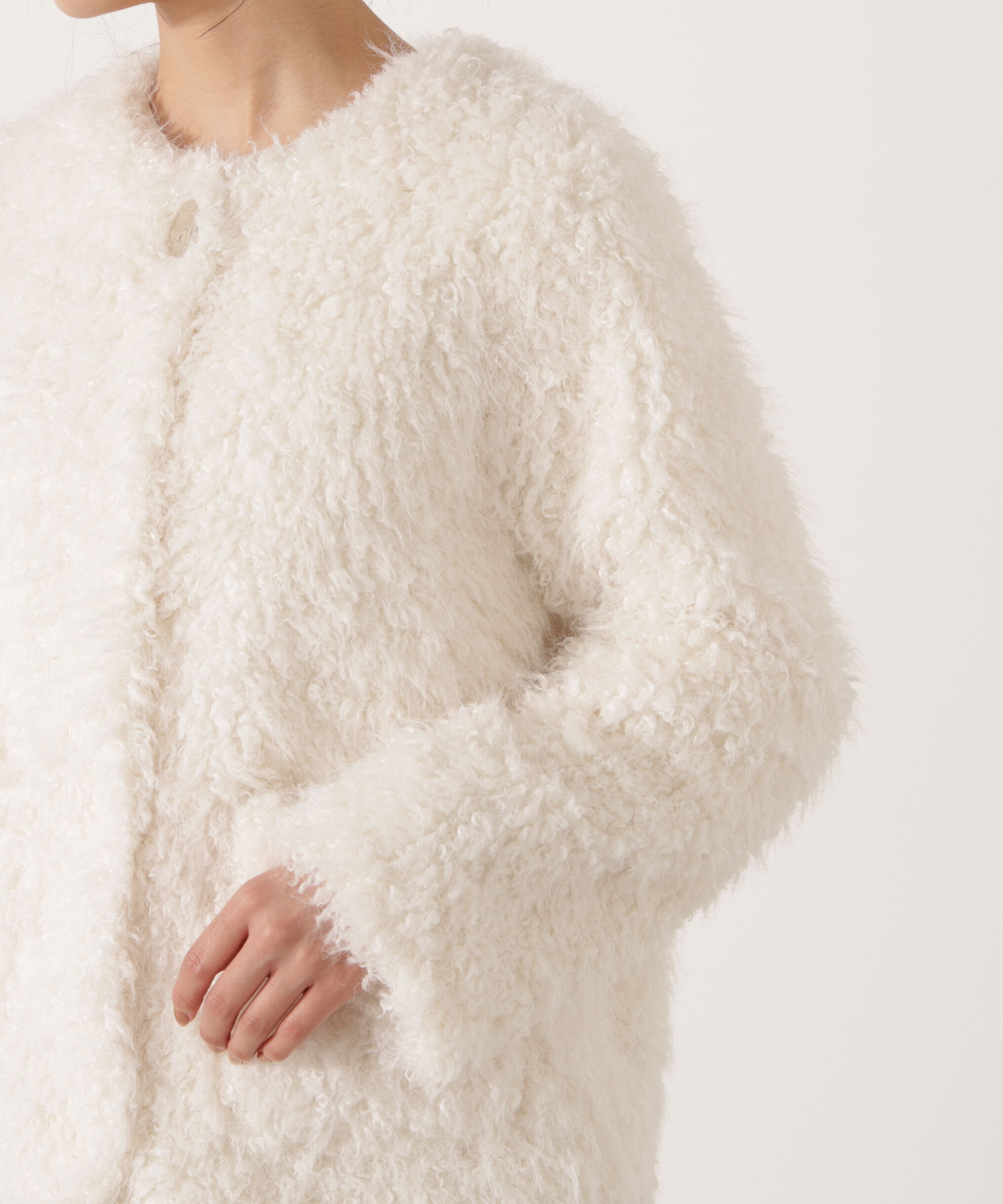 PROPORTION BODY DRESSING「ラムファー風ブルゾン 25AW」|ブルゾン・スタジャン|