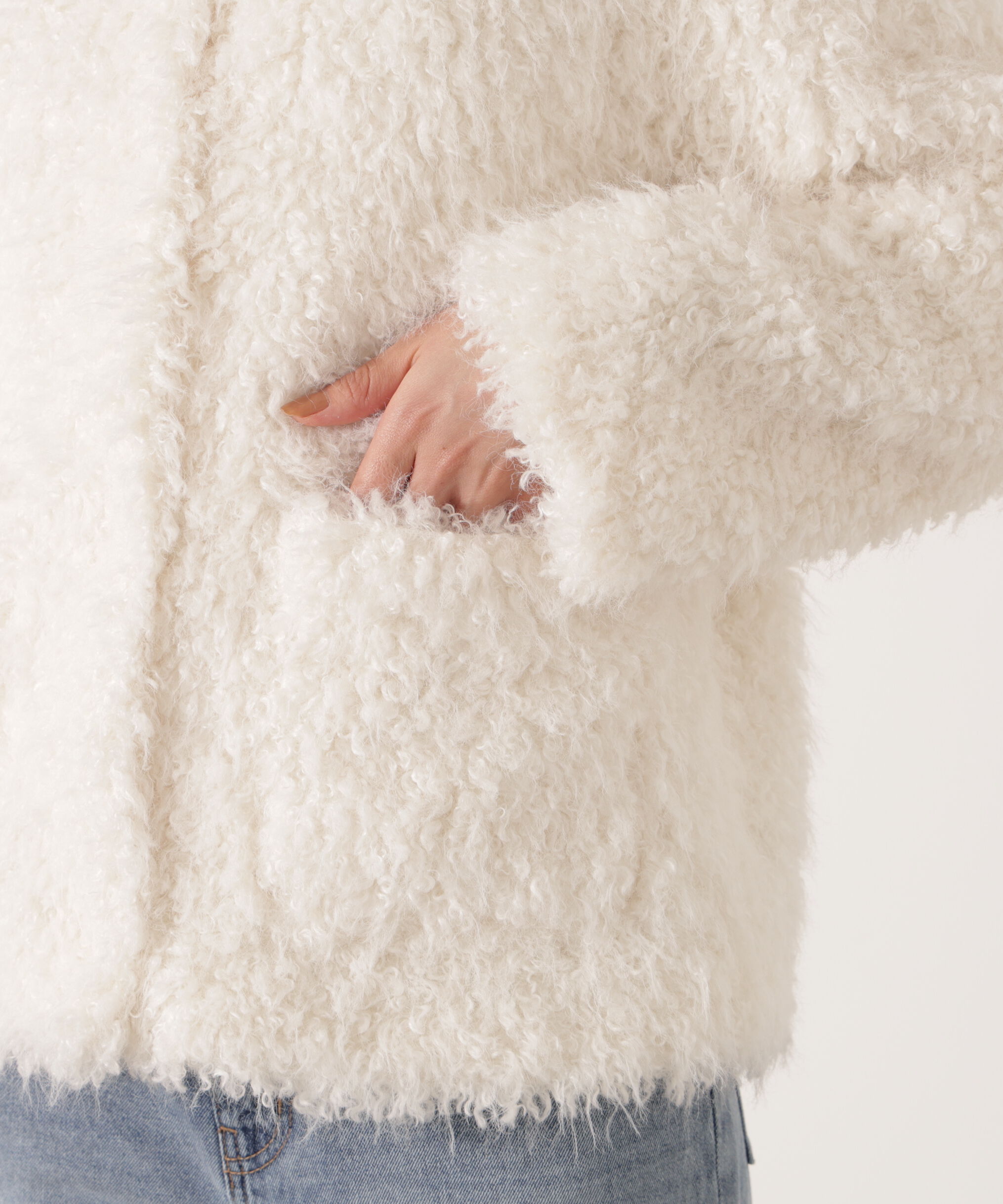 PROPORTION BODY DRESSING「ラムファー風ブルゾン 25AW」|ブルゾン・スタジャン|