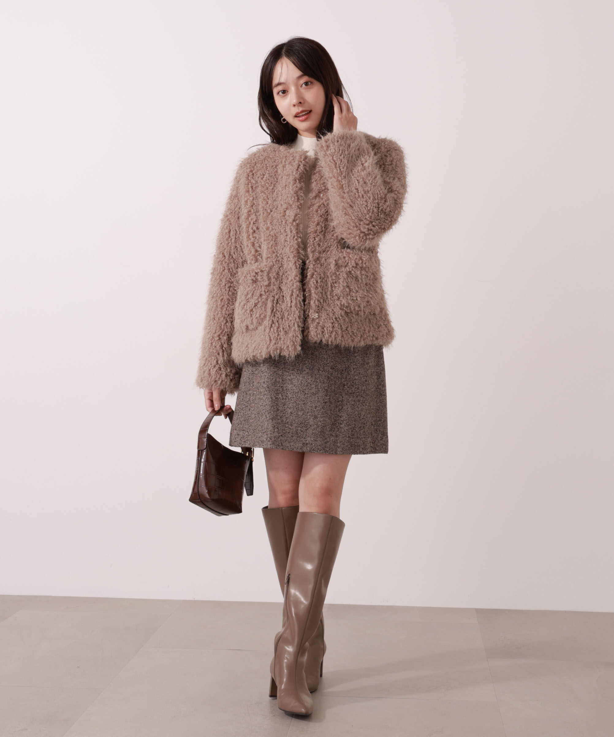 PROPORTION BODY DRESSING「ラムファー風ブルゾン 25AW」|ブルゾン・スタジャン|