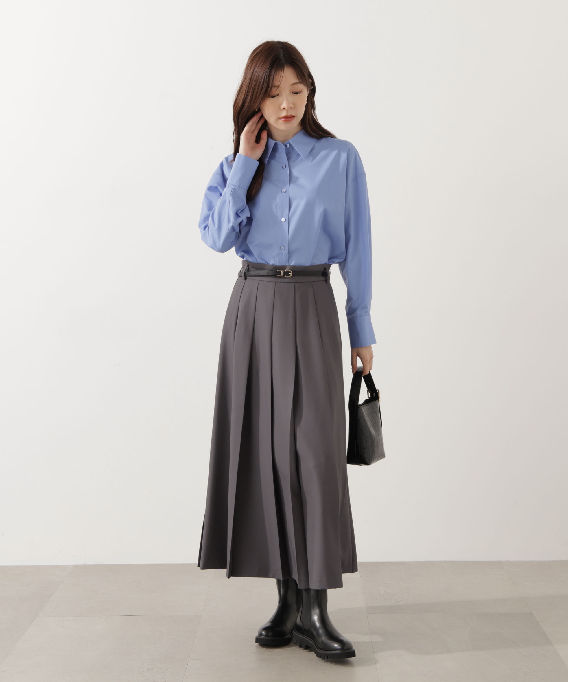 PROPORTION BODY DRESSING「＜ウォッシャブル＞ベーシックシャツ」|シャツ・ブラウス|