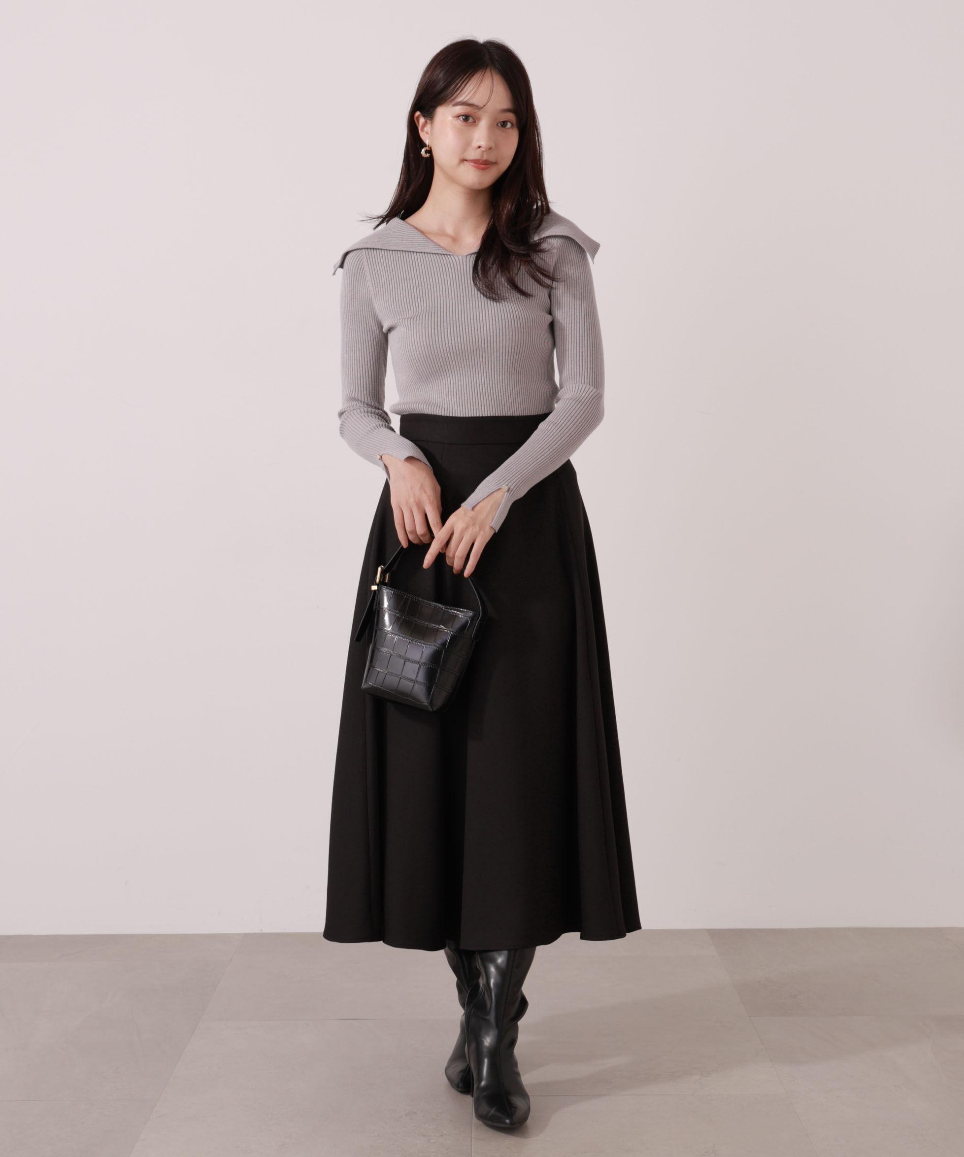 PROPORTION BODY DRESSING「＜ウォッシャブル＞ウィンターフレアースカート 25AW」|スカート|
