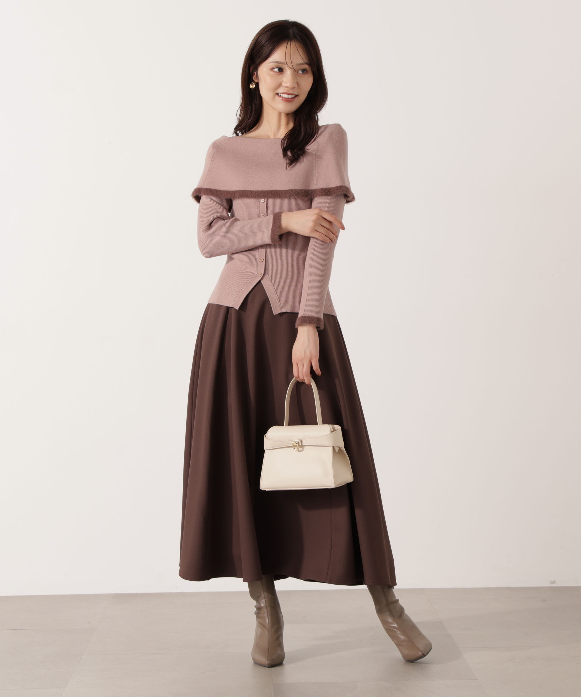 PROPORTION BODY DRESSING「＜ウォッシャブル＞ウィンターフレアースカート 25AW」|スカート|