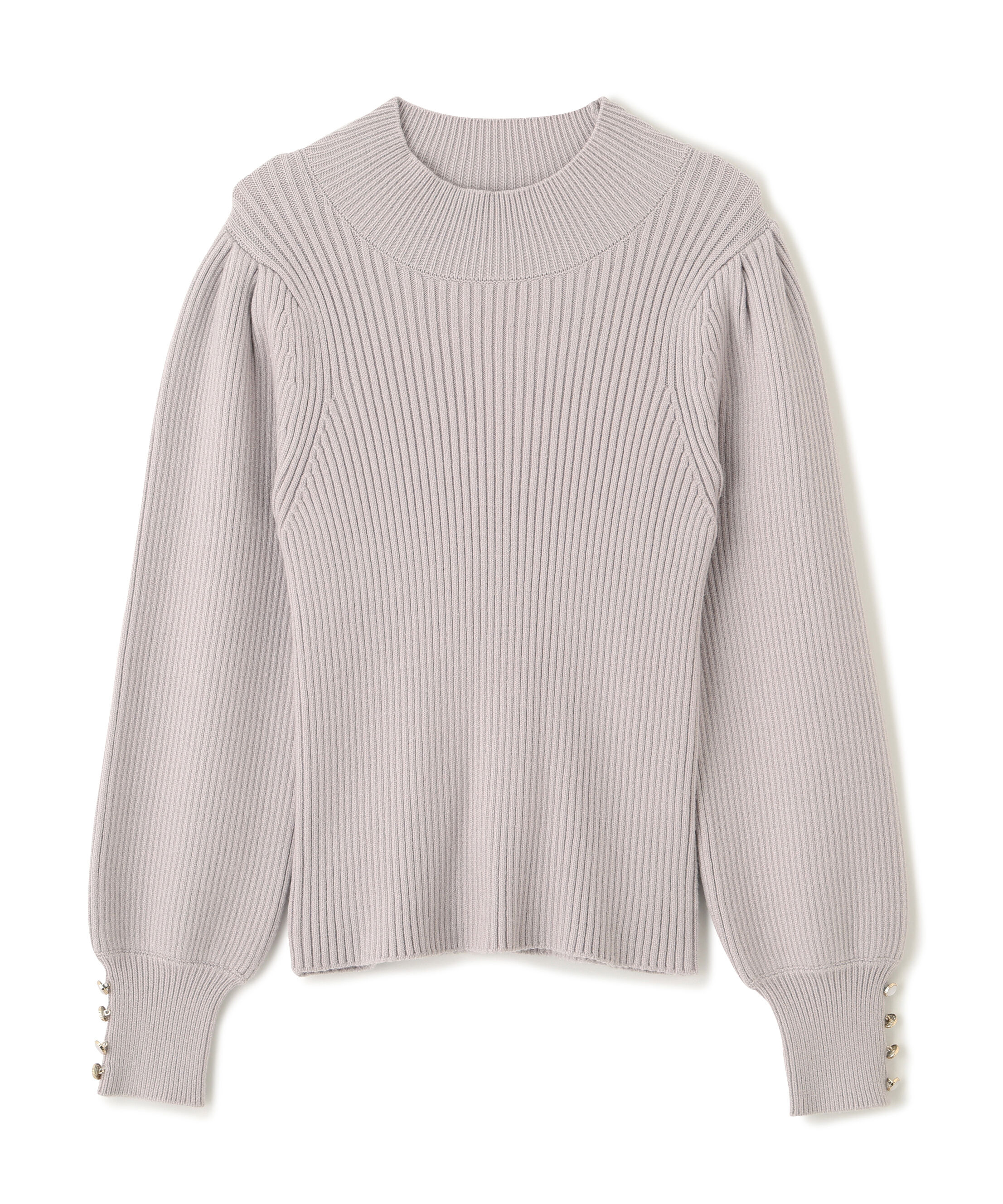 PROPORTION BODY DRESSING「＜ハンドウォッシャブル＞ハイネックボリュームスリーブニット 25AW」|ニット・セーター|