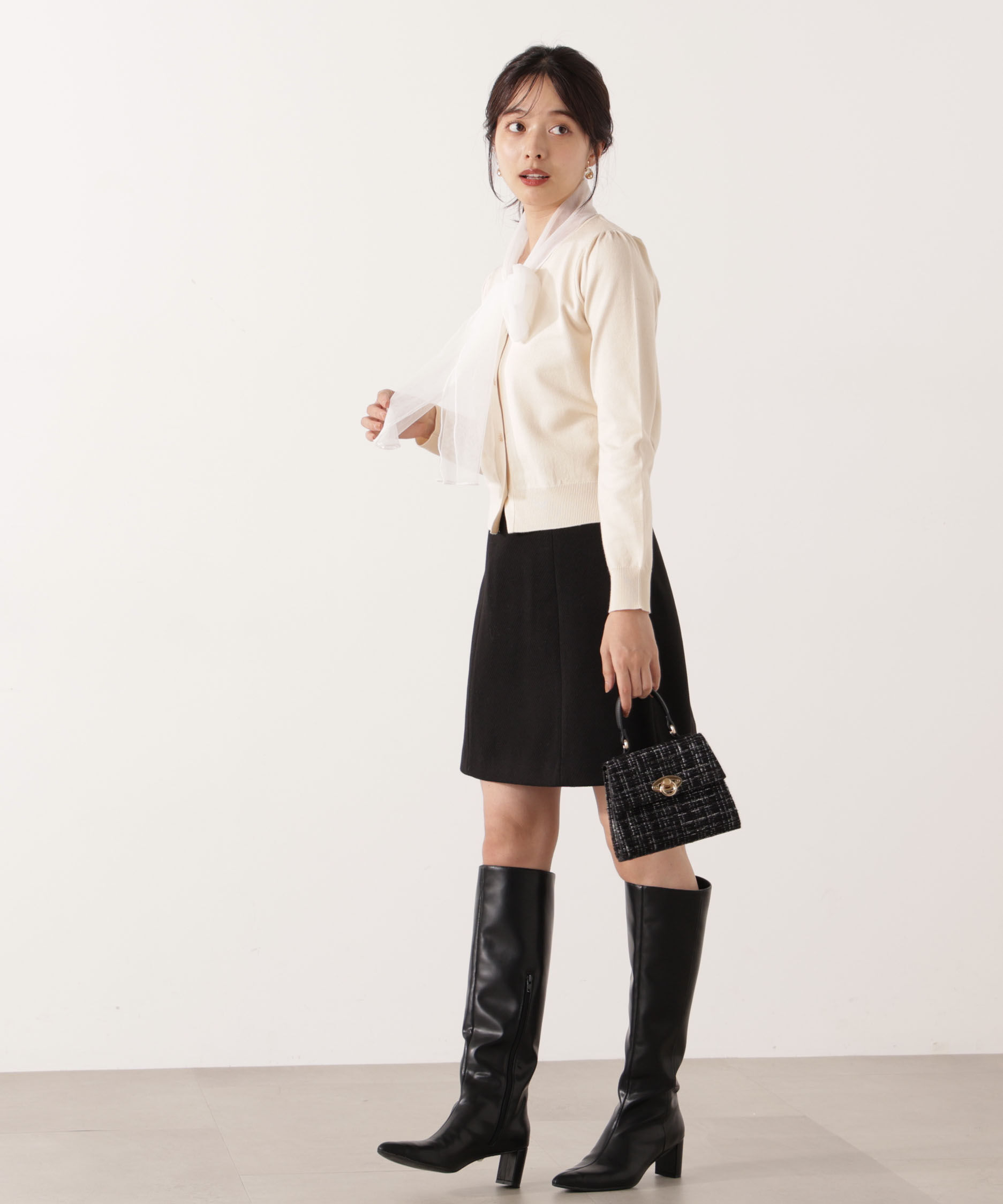 PROPORTION BODY DRESSING「《EDIT COLOGNE》台形ミニスカート 25AW」|スカート|