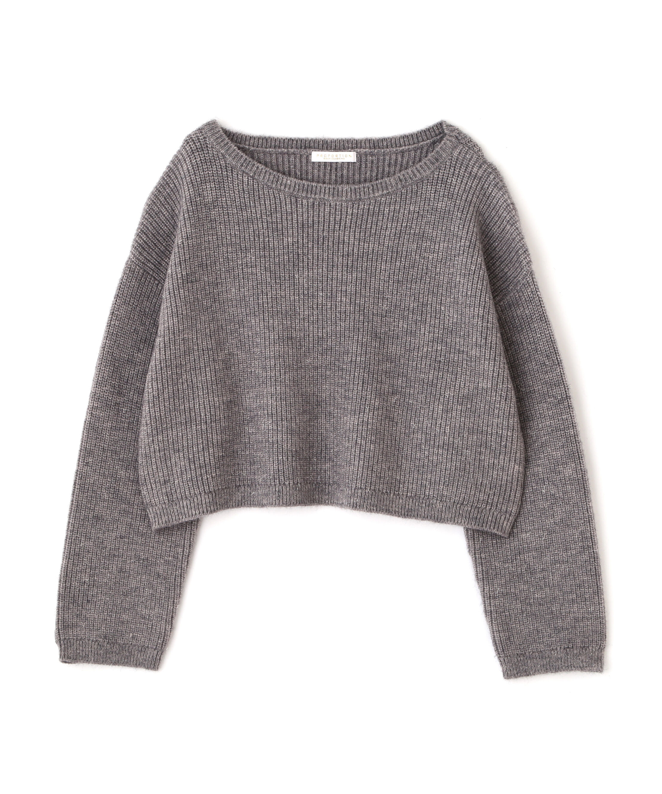 PROPORTION BODY DRESSING「アンジェリーナボックスニット  25AW 」|ニット・セーター|