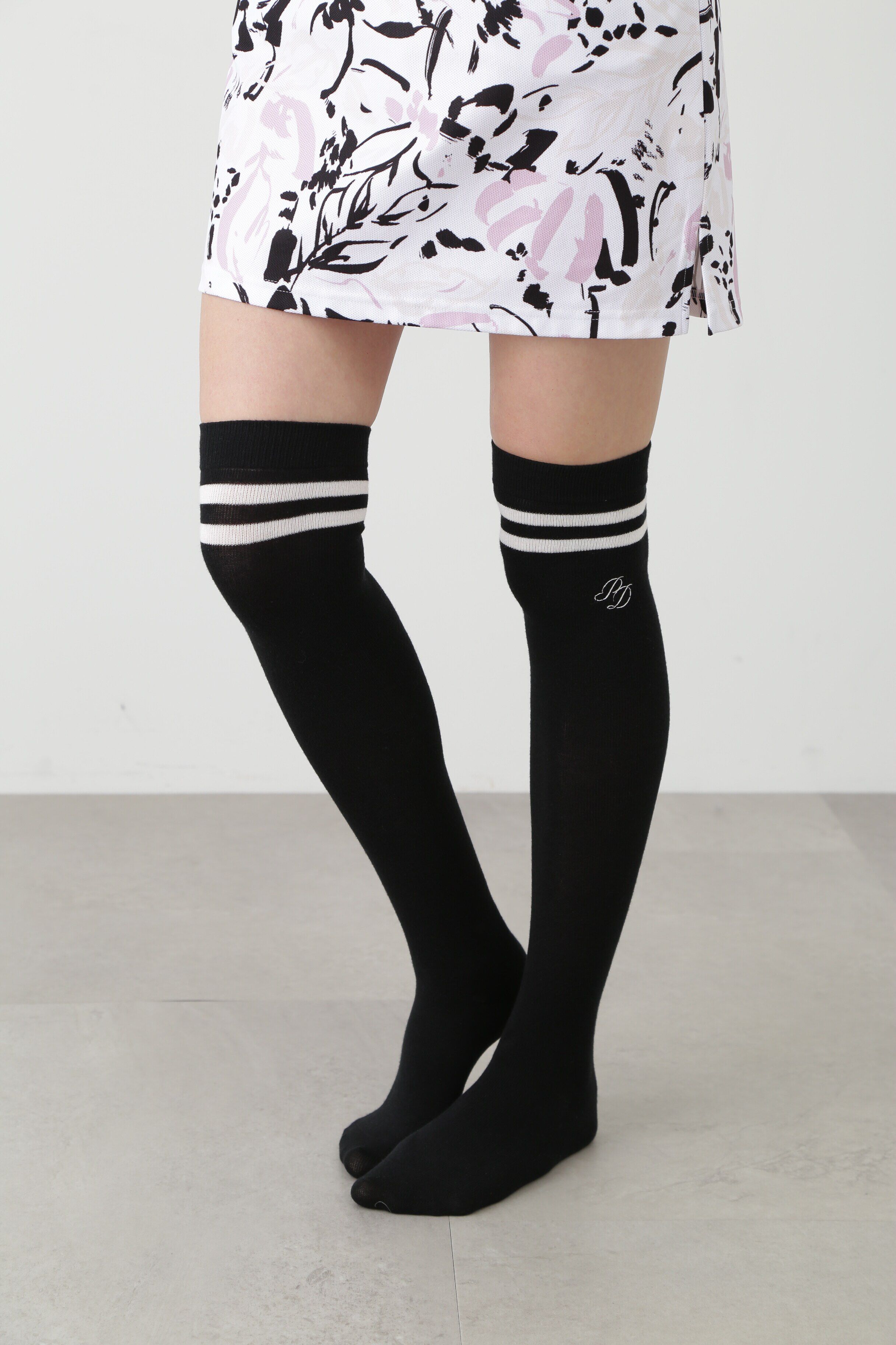  「[PINKY GOLF] ゴルフ ソックス」|ソックス|ブラック