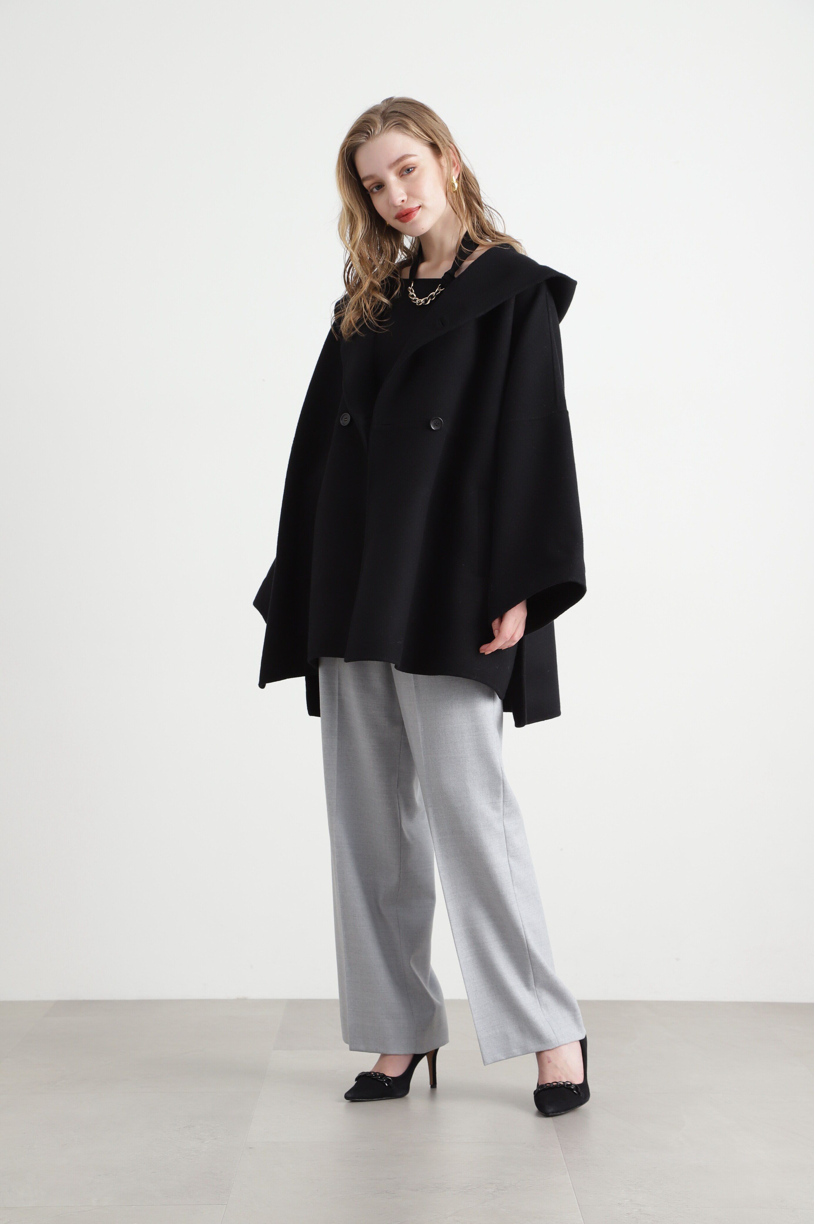  「◆ハイカウントフラノセミワイドパンツ」|その他|