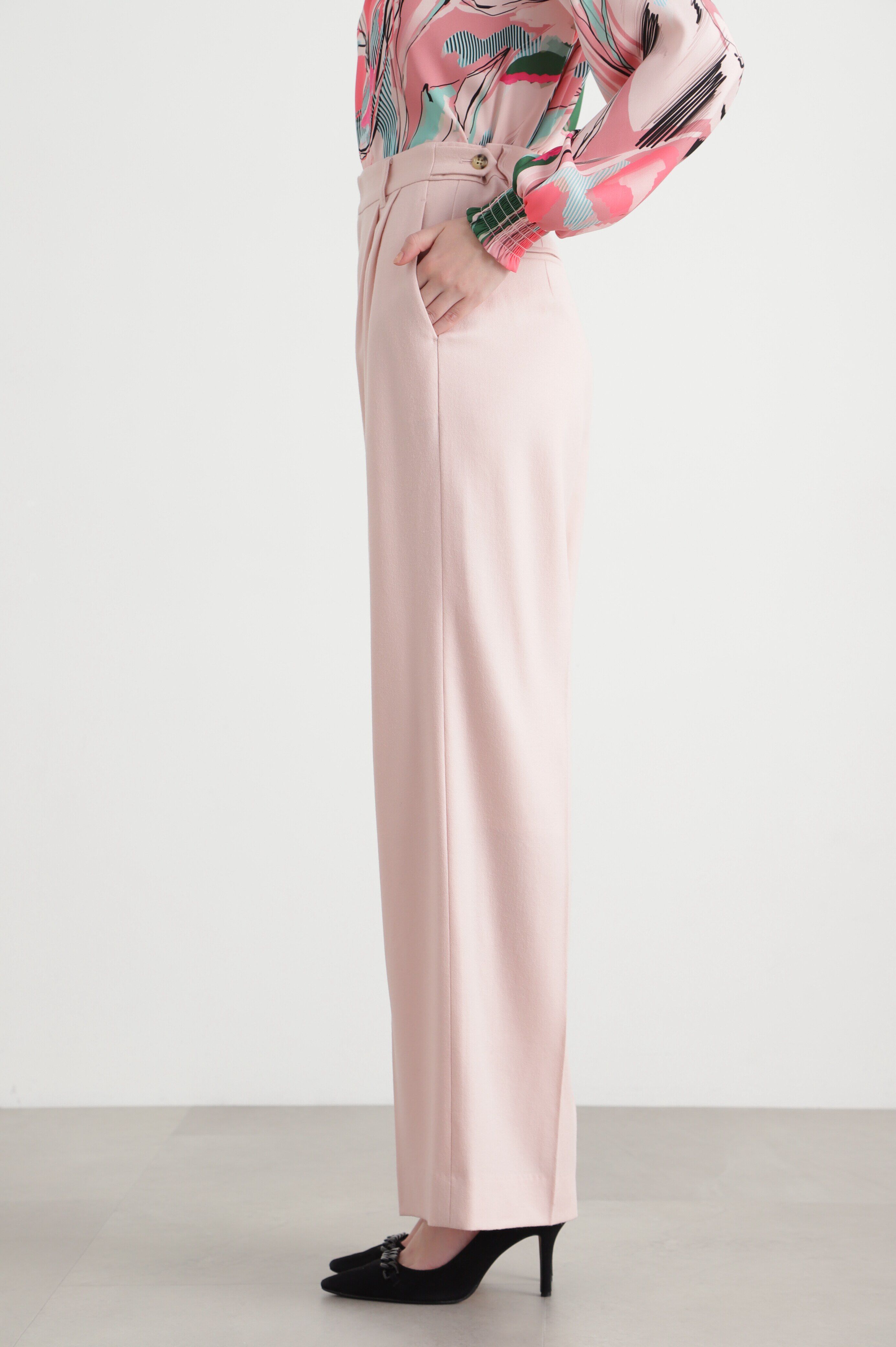  「◆ハイカウントフラノセミワイドパンツ」|その他|