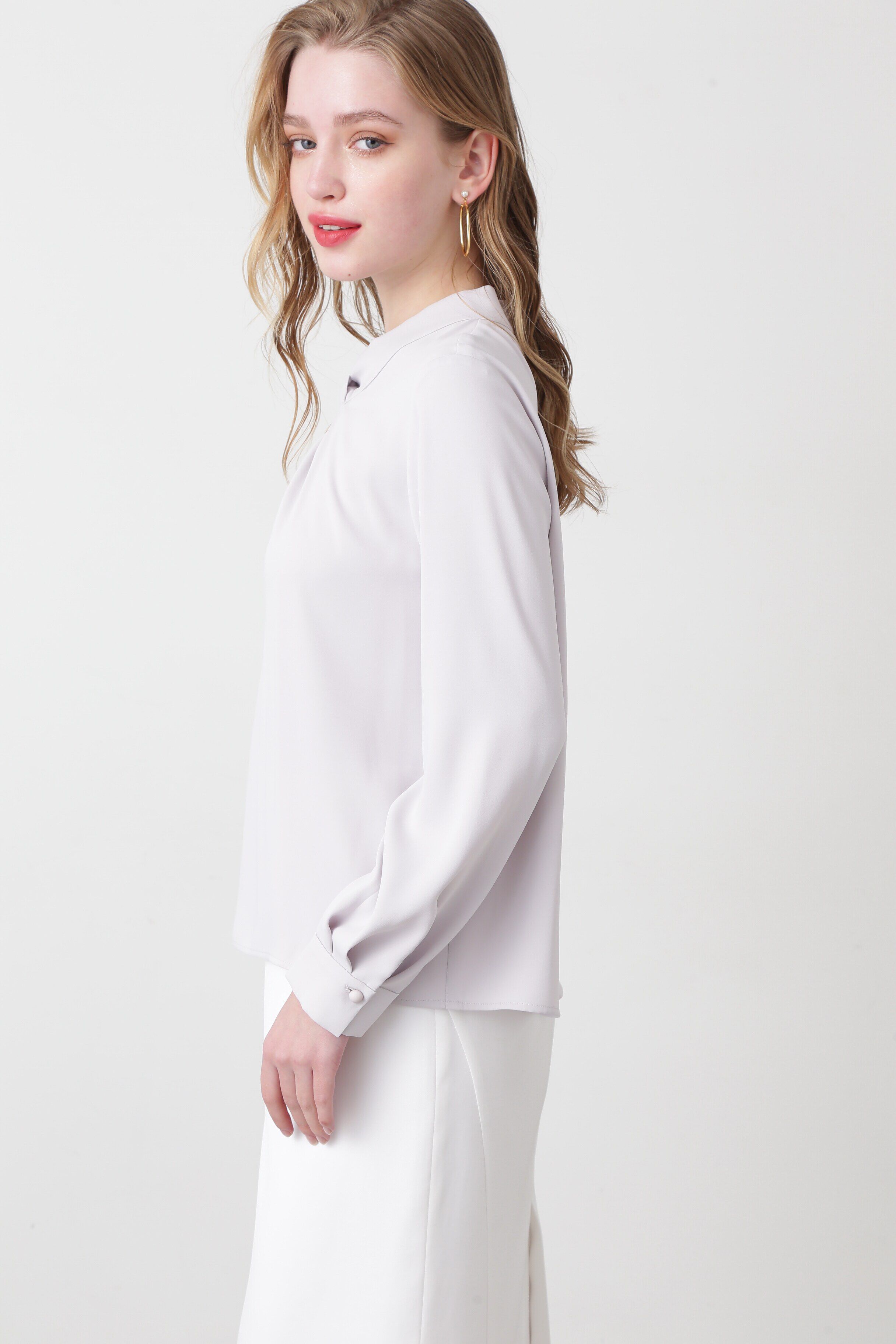  「◆メタルバータックブラウス」|シャツ・ブラウス|