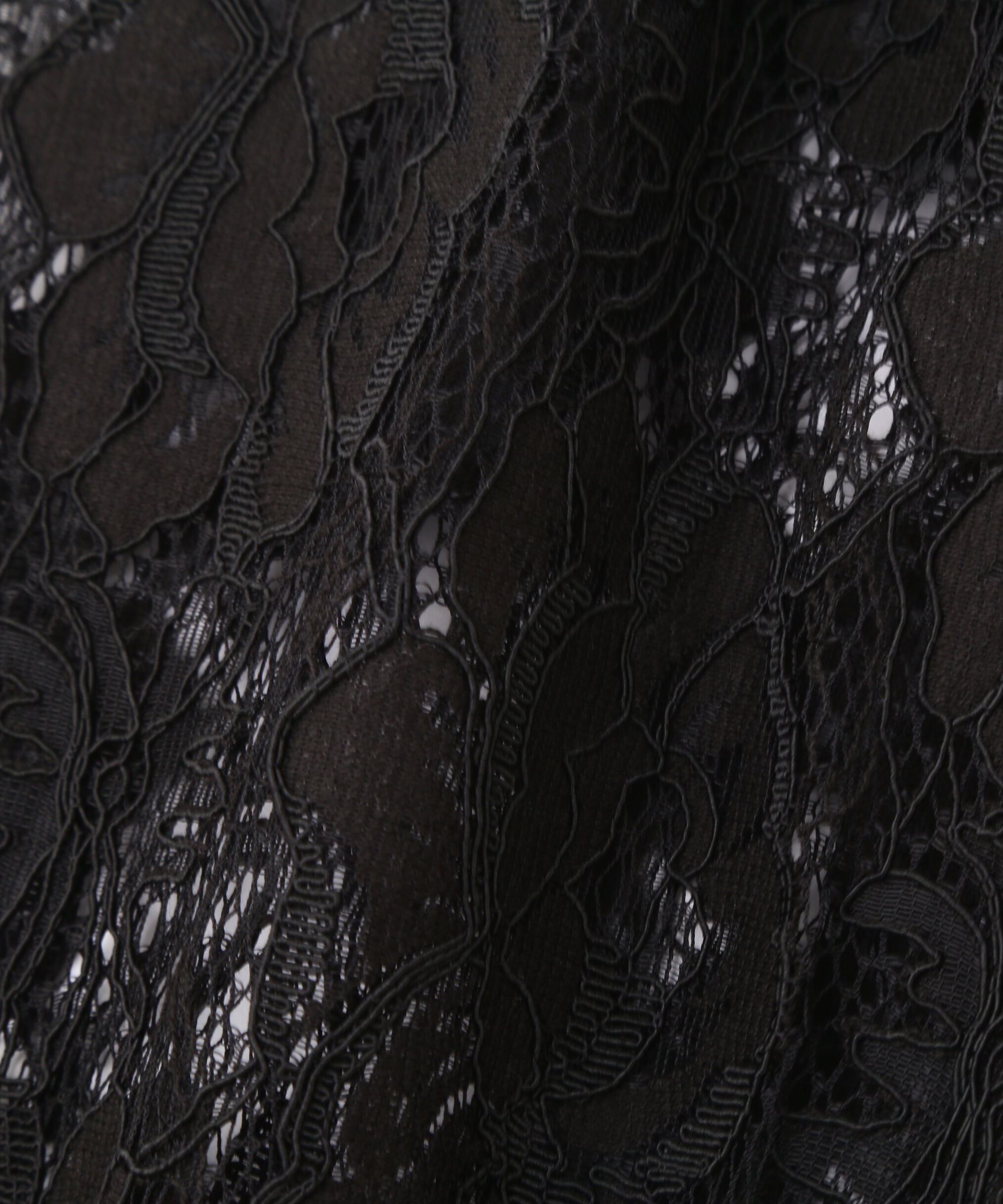  「◆レースコンビモックネックニットプルオーバー」|ニット・セーター|