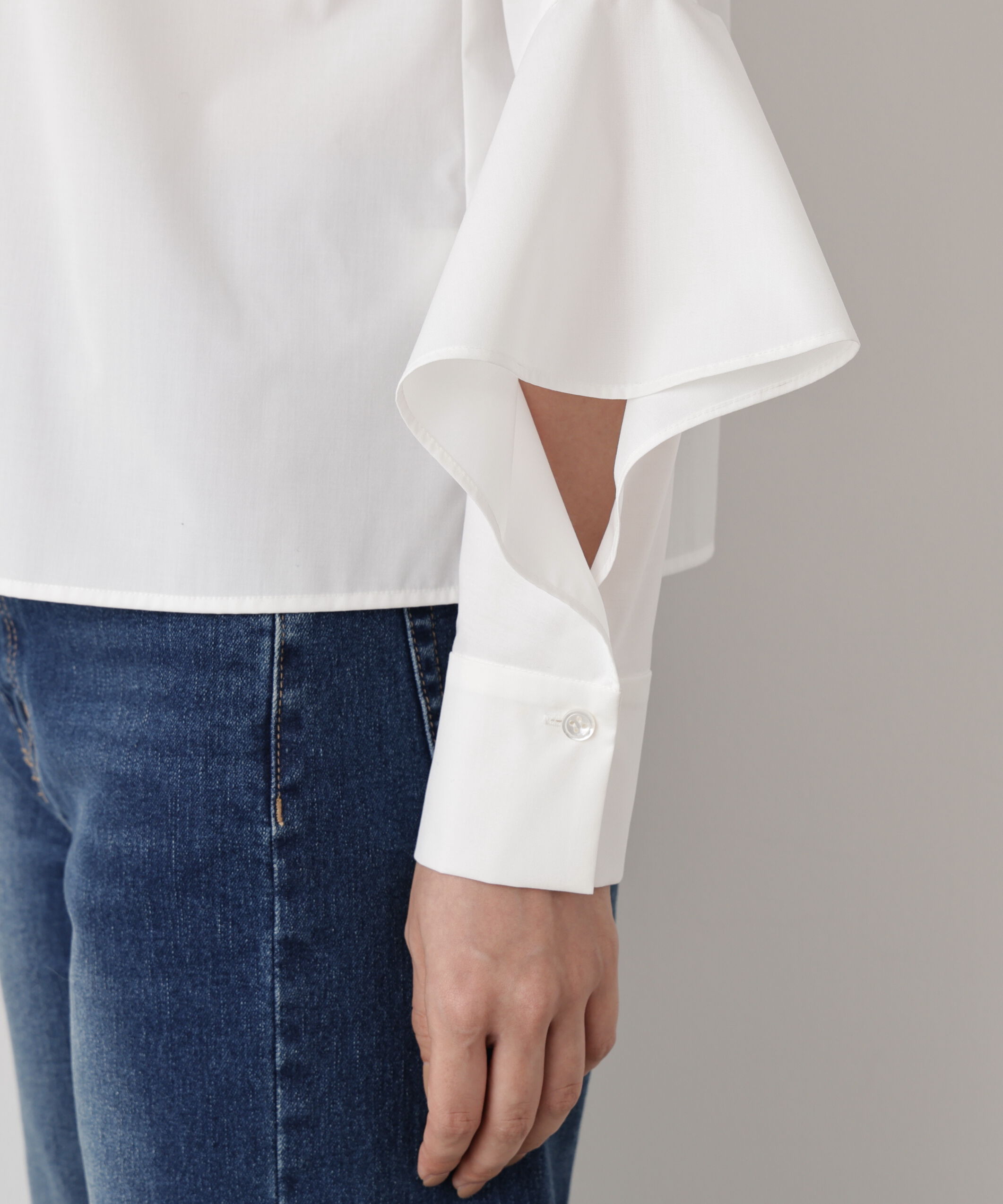  「◆ラッフルスリーブリボンブラウス」|シャツ・ブラウス|