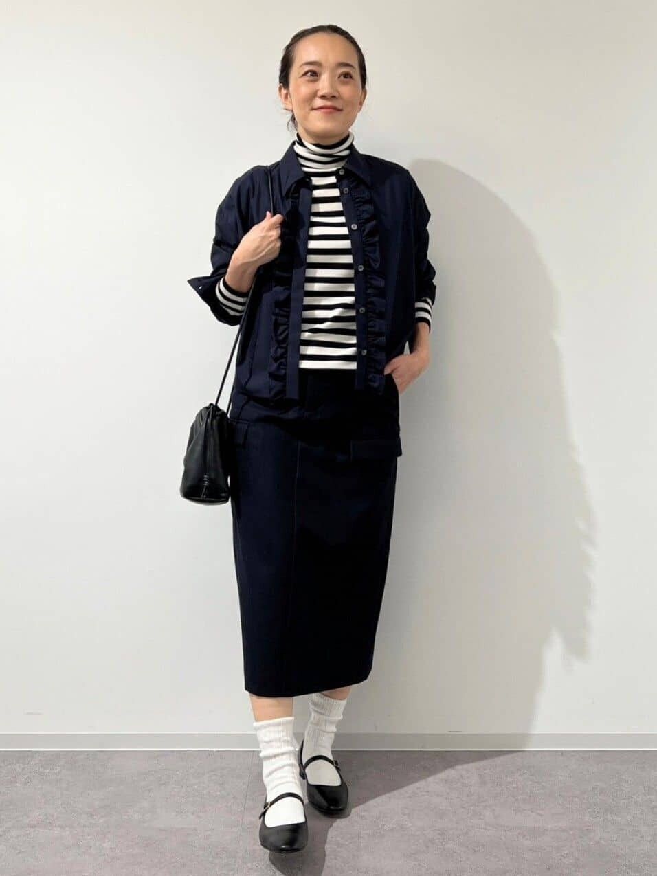  「◆フロントフリルブラウス」|シャツ・ブラウス|