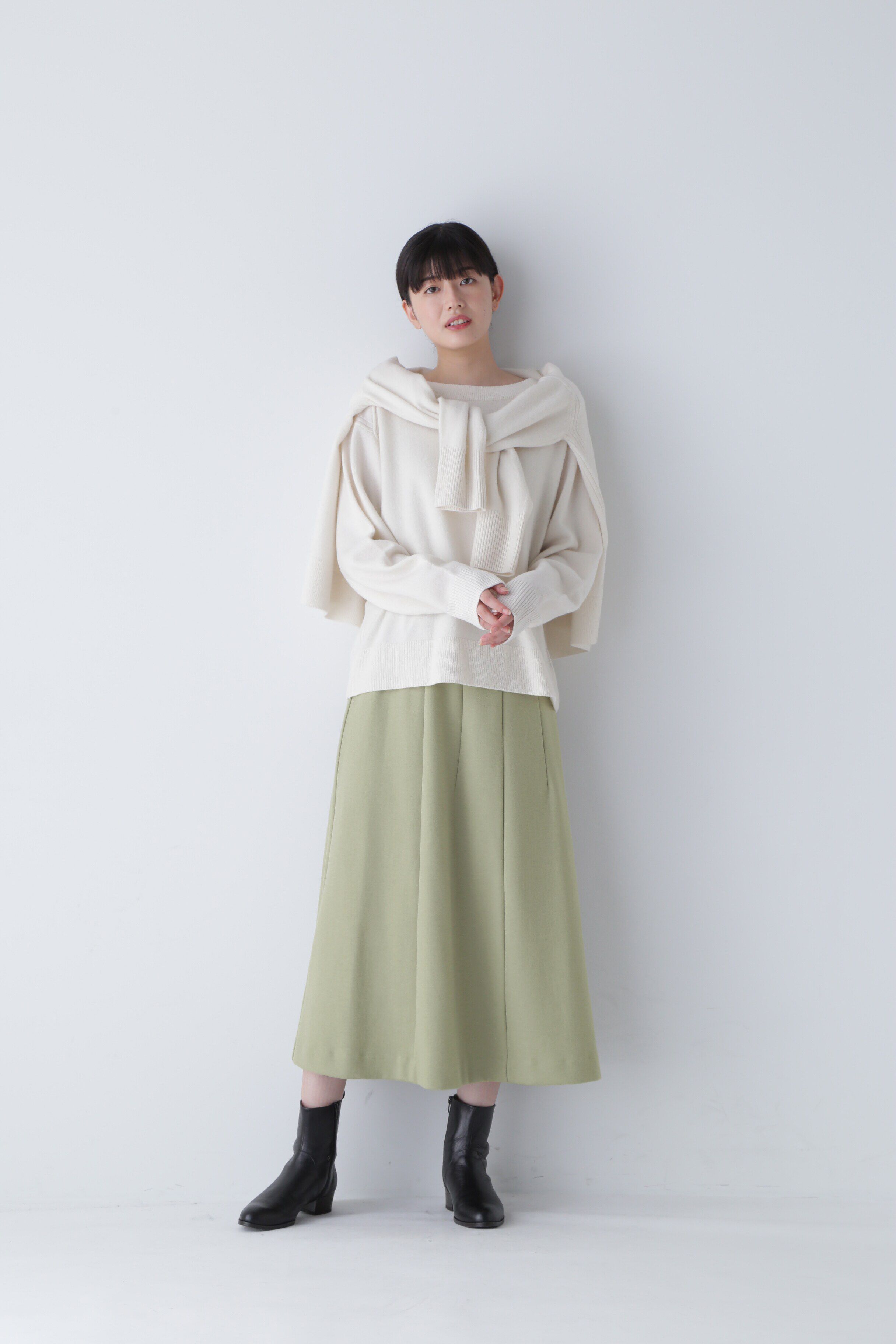  「ウォッシャブルミルドジャージスカート」|スカート|