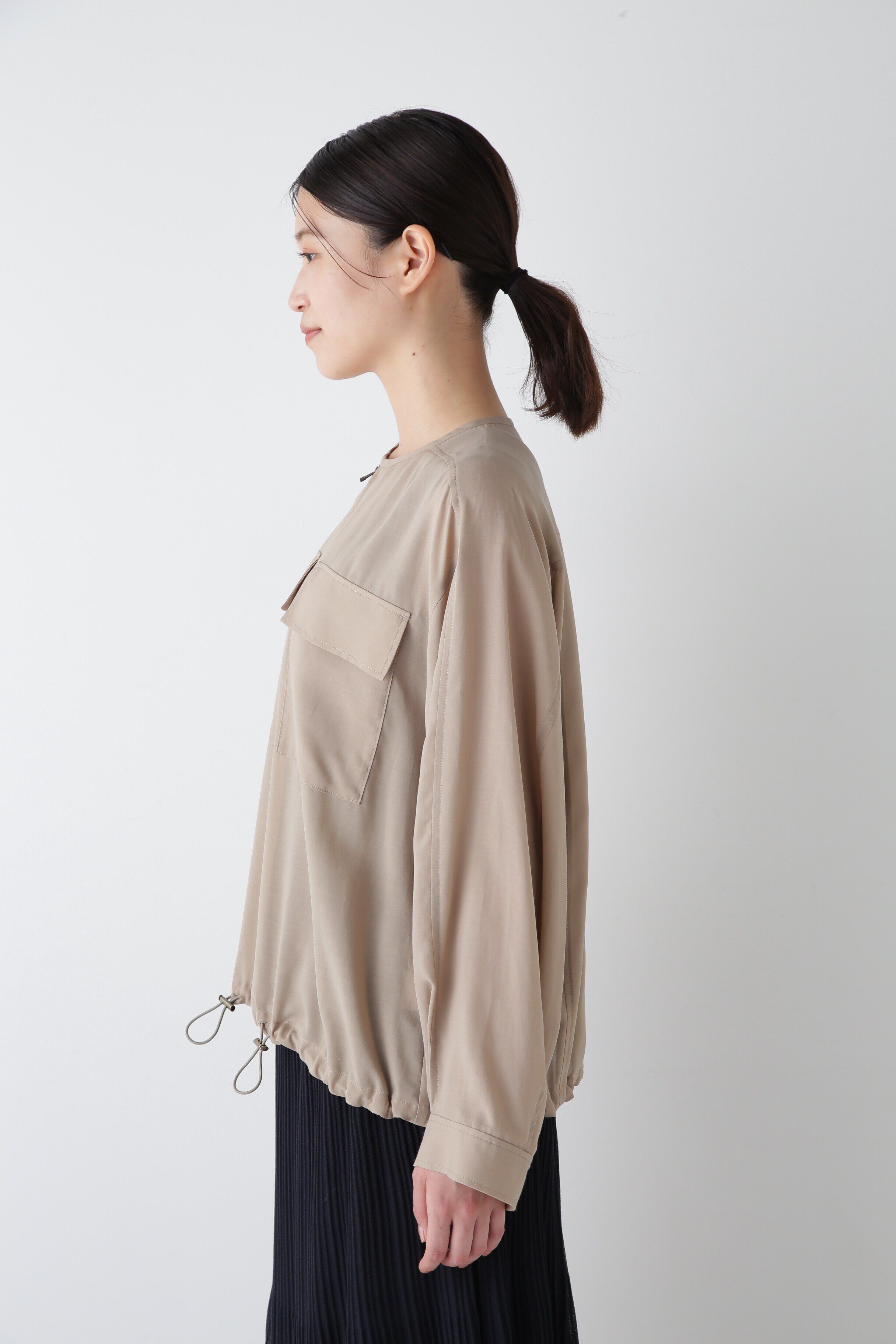  「◆キュプラコットンジップアップブルゾン」|ブルゾン・スタジャン|