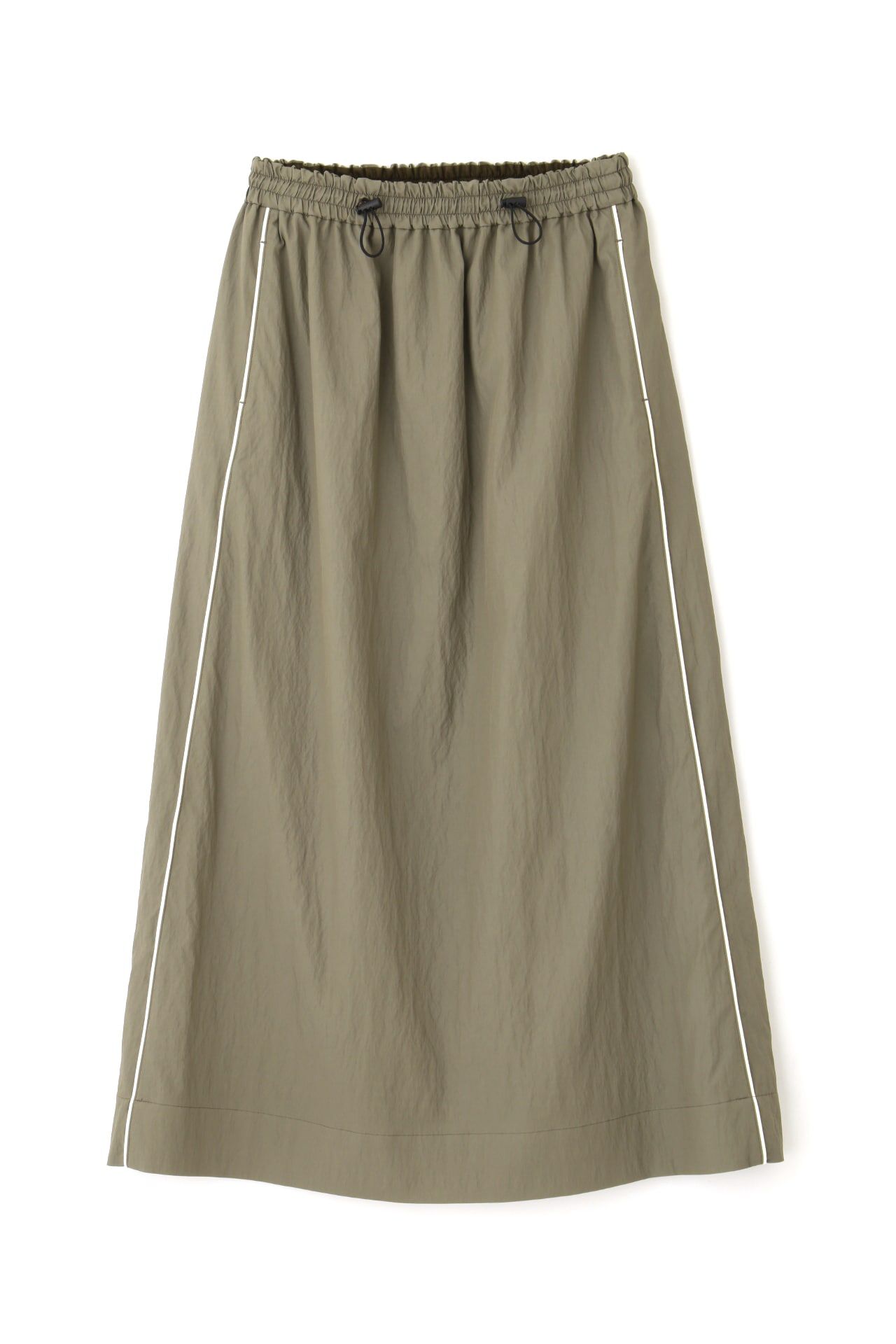  「◆マットツイル脇配色ラインスカート」|スカート|