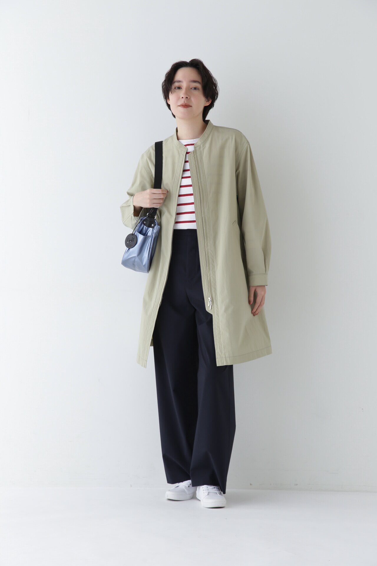  「◆コットンナイロンダンプスタンドカラーコート」|その他|
