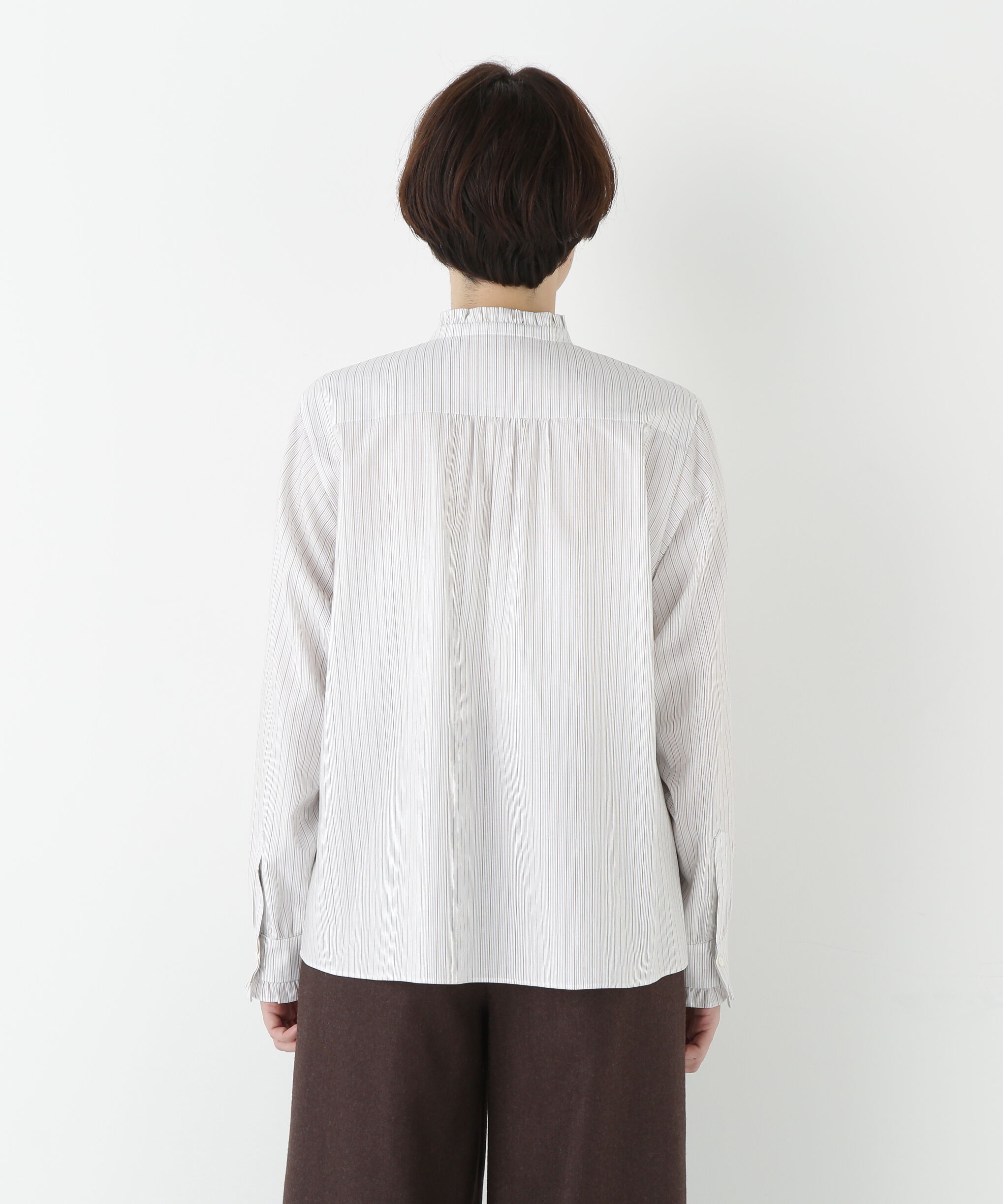  「◆スタンドフリルブラウス」|シャツ・ブラウス|