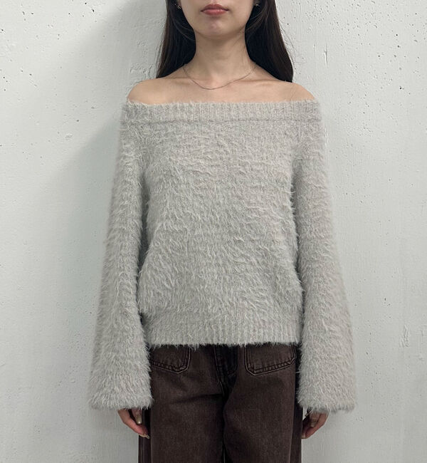 archives「ラメブークレフェザーニットプルオーバー」|ニット・セーター|