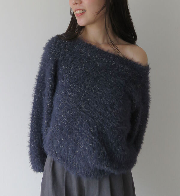 archives「ラメブークレフェザーニットプルオーバー」|ニット・セーター|