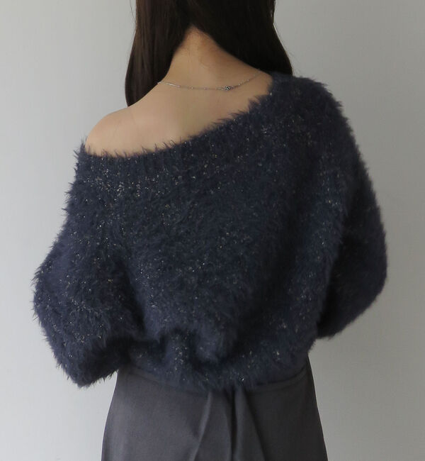 archives「ラメブークレフェザーニットプルオーバー」|ニット・セーター|