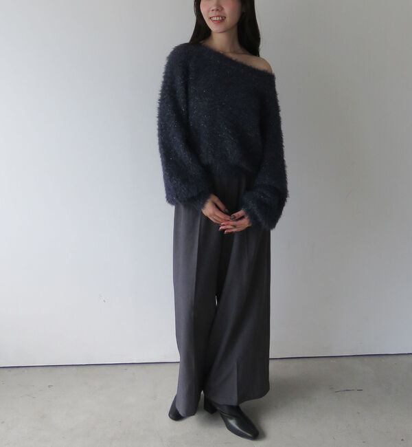 archives「ラメブークレフェザーニットプルオーバー」|ニット・セーター|