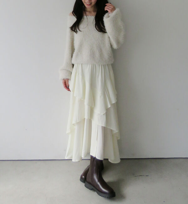 archives「ラメブークレフェザーニットプルオーバー」|ニット・セーター|