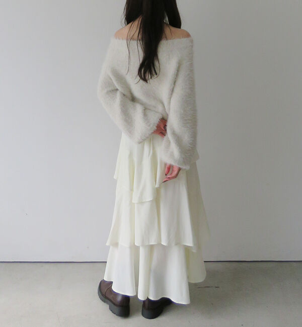 archives「ラメブークレフェザーニットプルオーバー」|ニット・セーター|