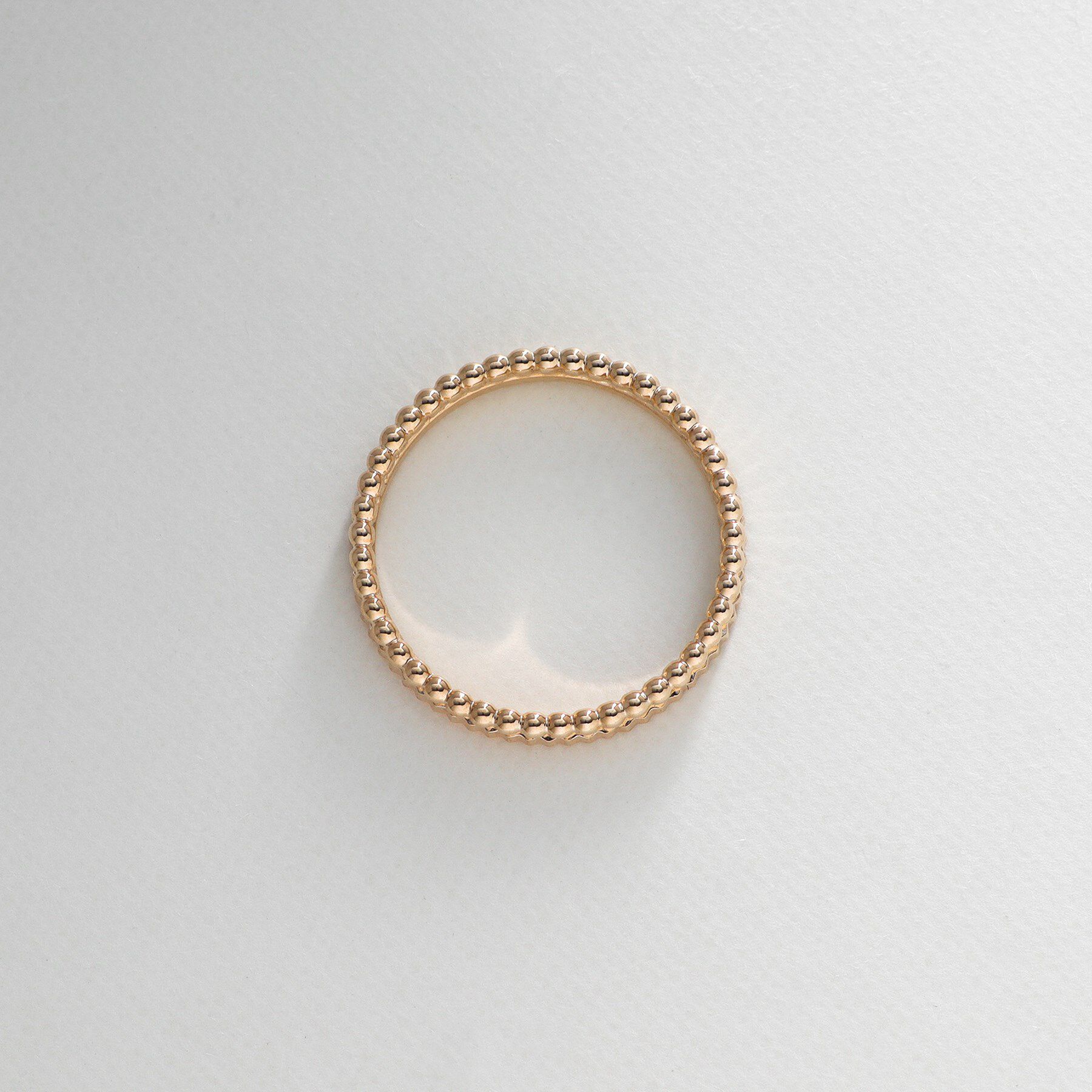 COCOSHNIK「K10ミル縦溝リング」|リング|