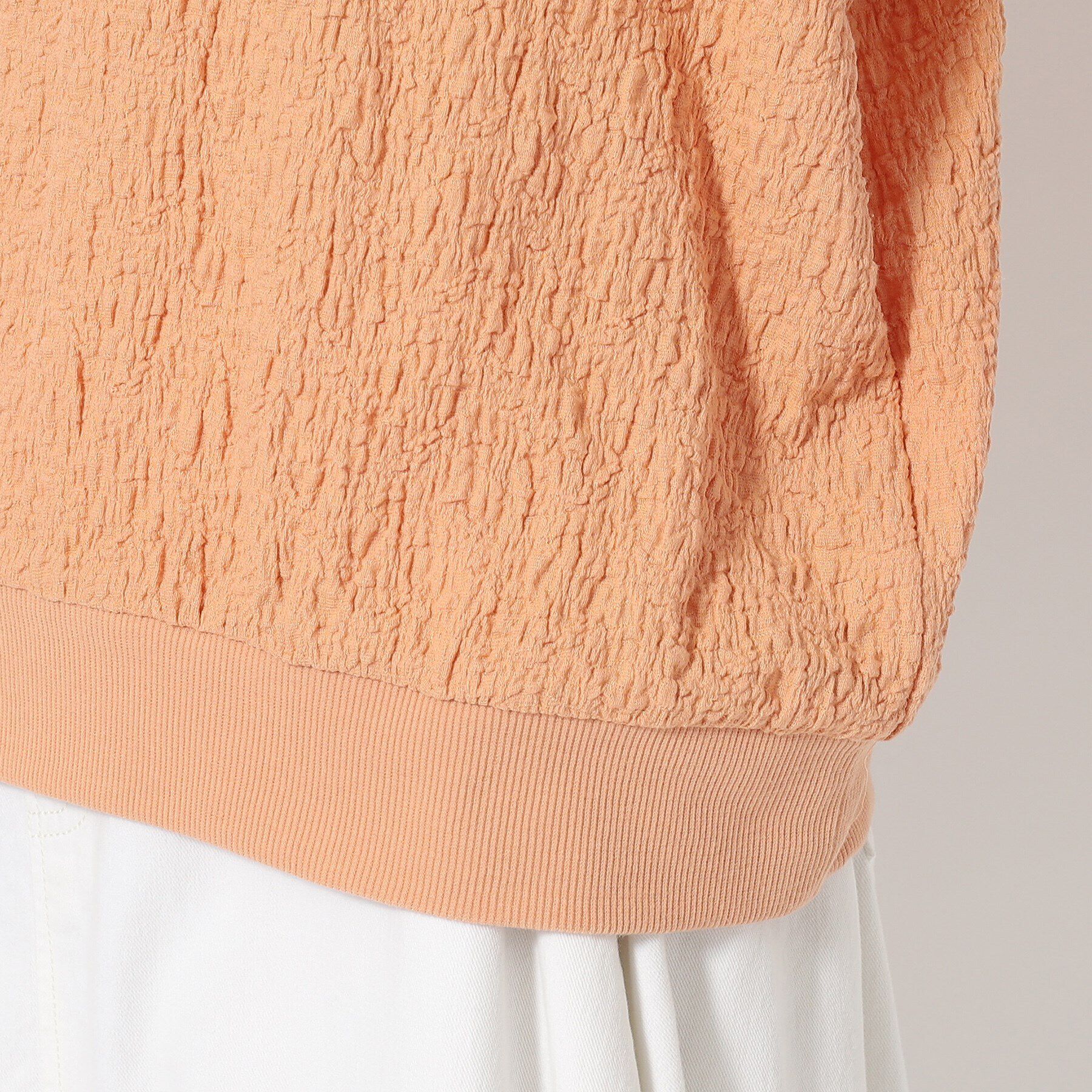 SHOO･LA･RUE「ポコポコリブ切り替えトップス」|Tシャツ・カットソー|