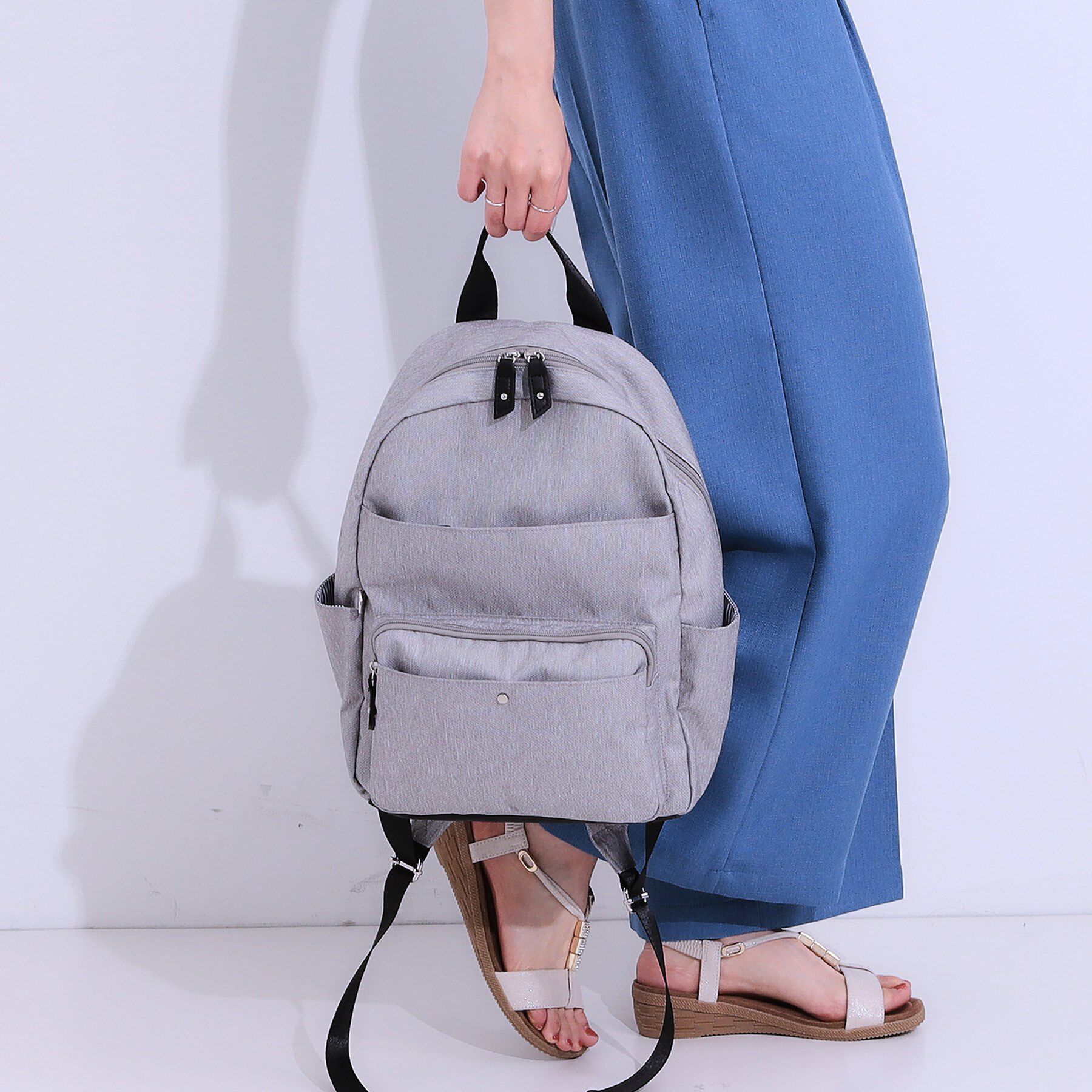 SHOO･LA･RUE「【撥水／背中ポケット】整理整頓できちゃうリュック」|リュック|