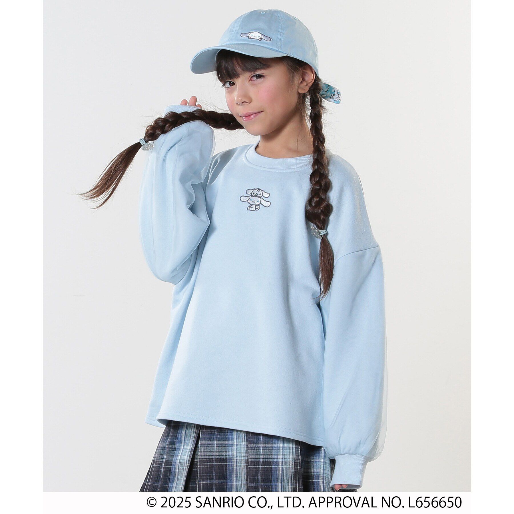 SHOO･LA･RUE「【サンリオキャラクターズ】袖チュール刺繍スウェット」|その他|
