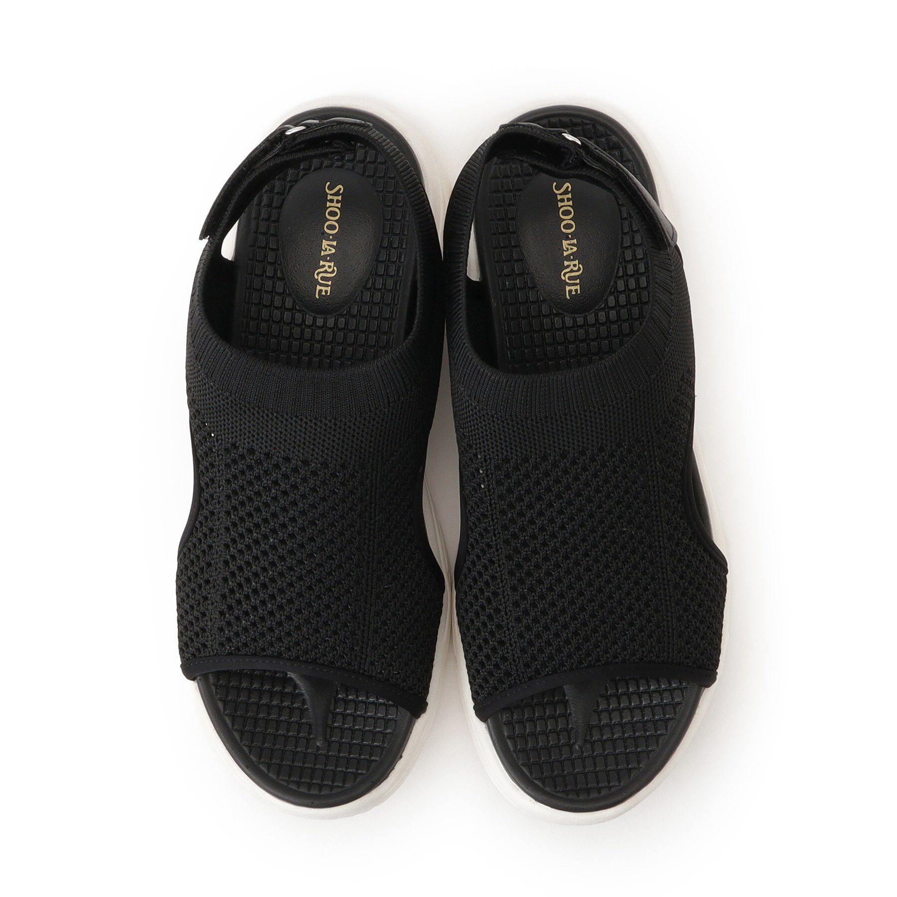 SHOO･LA･RUE「ニットスニーカーサンダル」|サンダル|