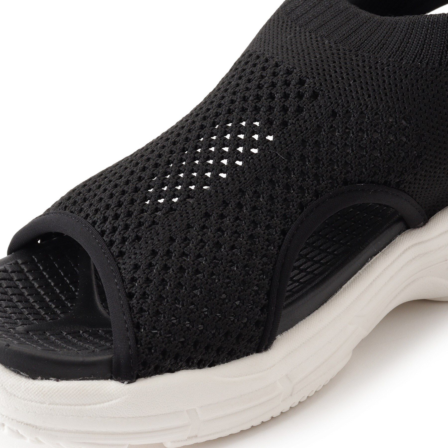 SHOO･LA･RUE「ニットスニーカーサンダル」|サンダル|