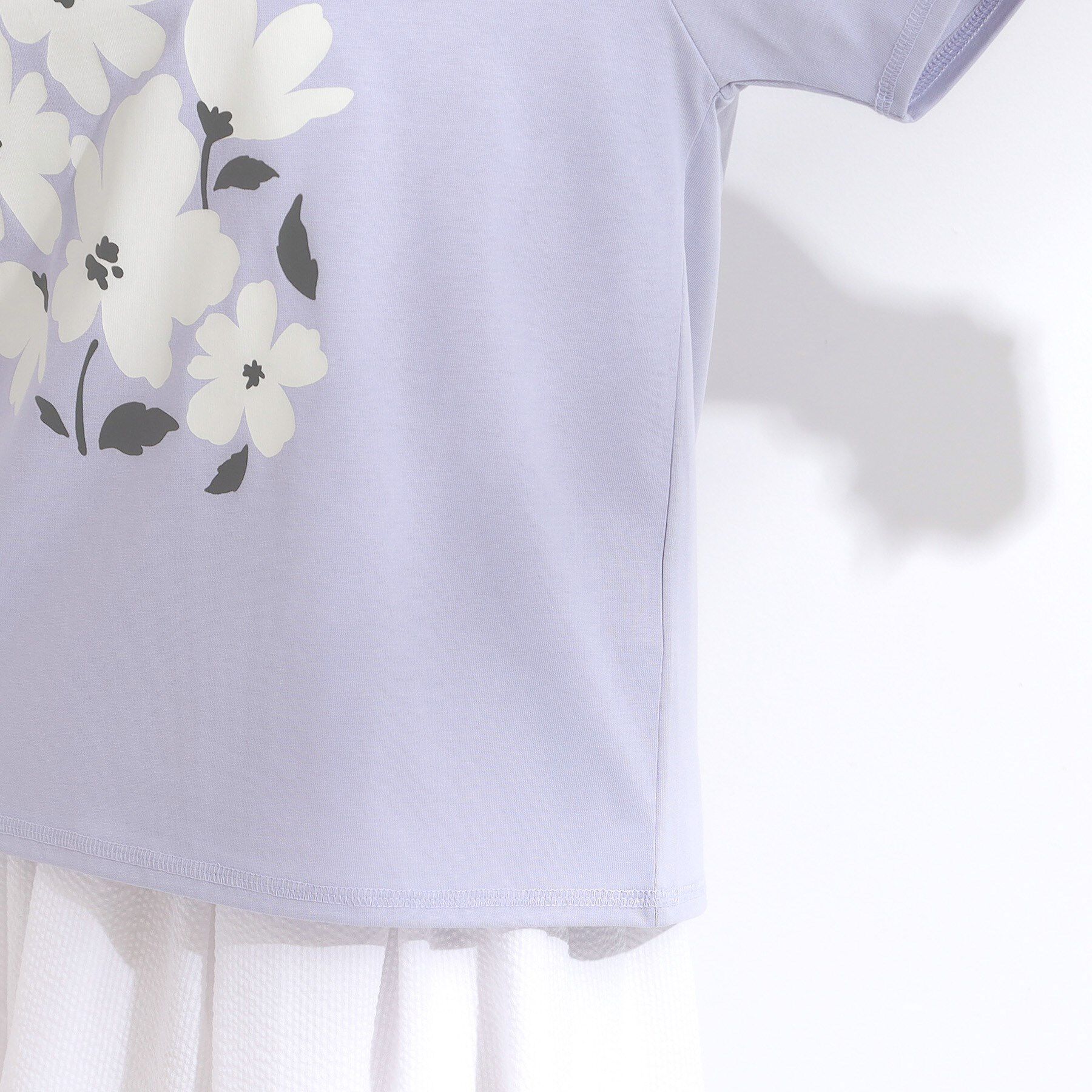 SHOO･LA･RUE「【S-LL/ひんやり/汗ジミ軽減/UVカット】グラフィックアソートTシャツ」|Tシャツ・カットソー|