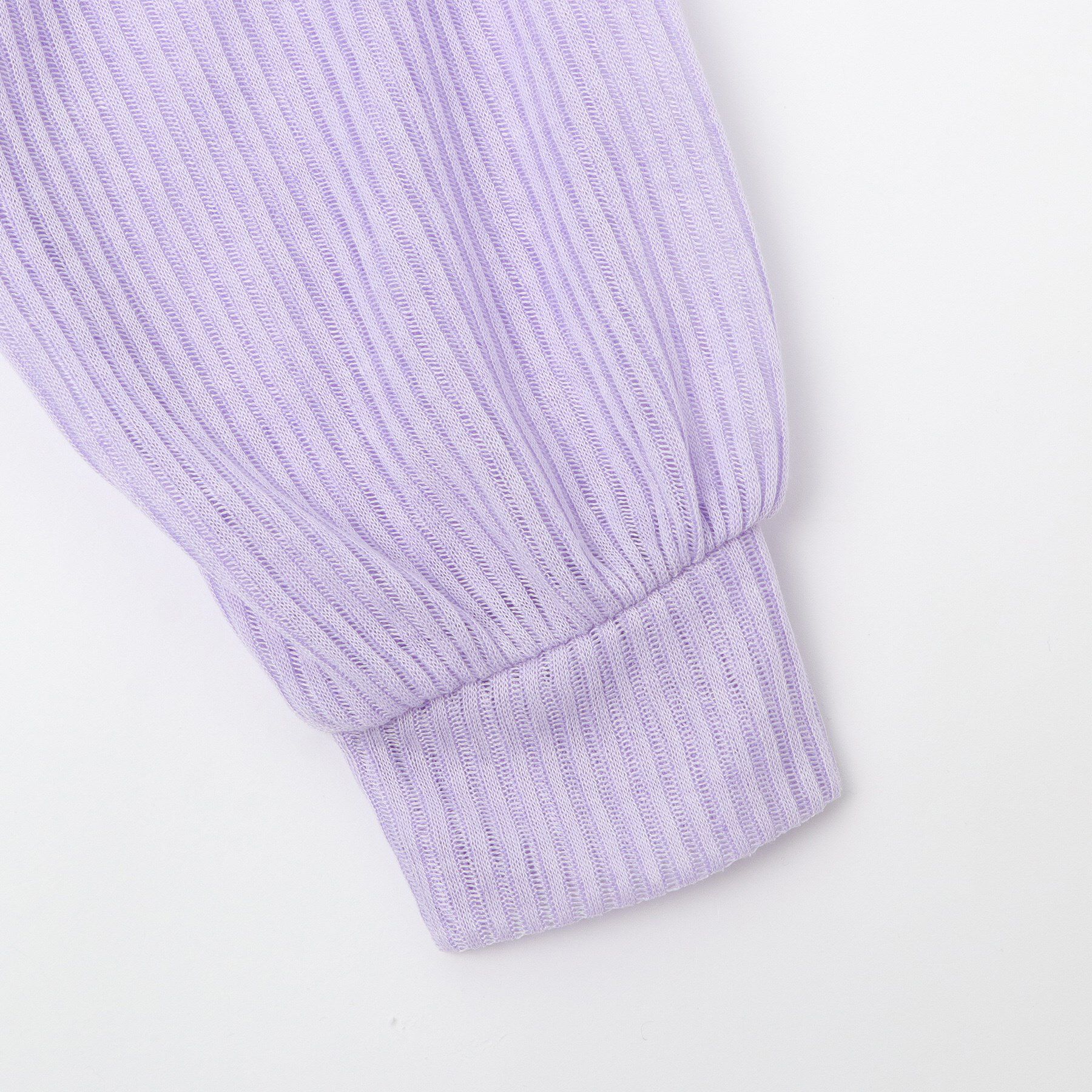 SHOO･LA･RUE「シアーリブ編みニットソーカーディガン」|カーディガン|