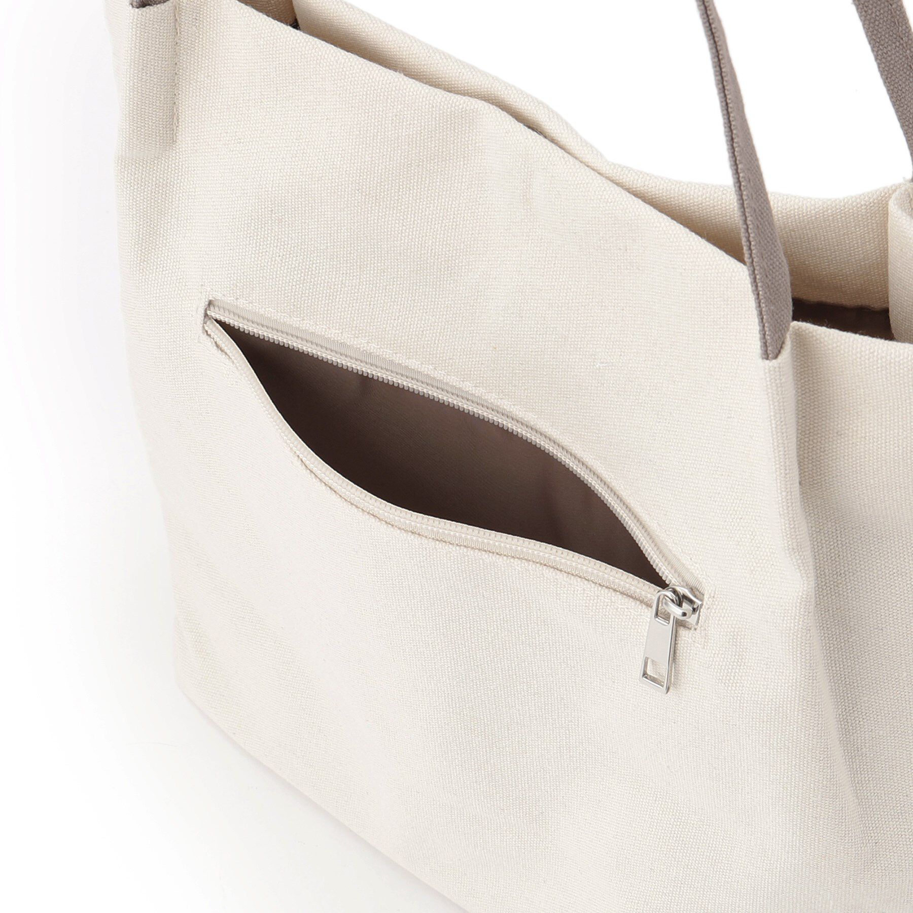 SHOO･LA･RUE「シンプルだから使いやすい つまみハンドル帆布トートバッグ」|トートバッグ|