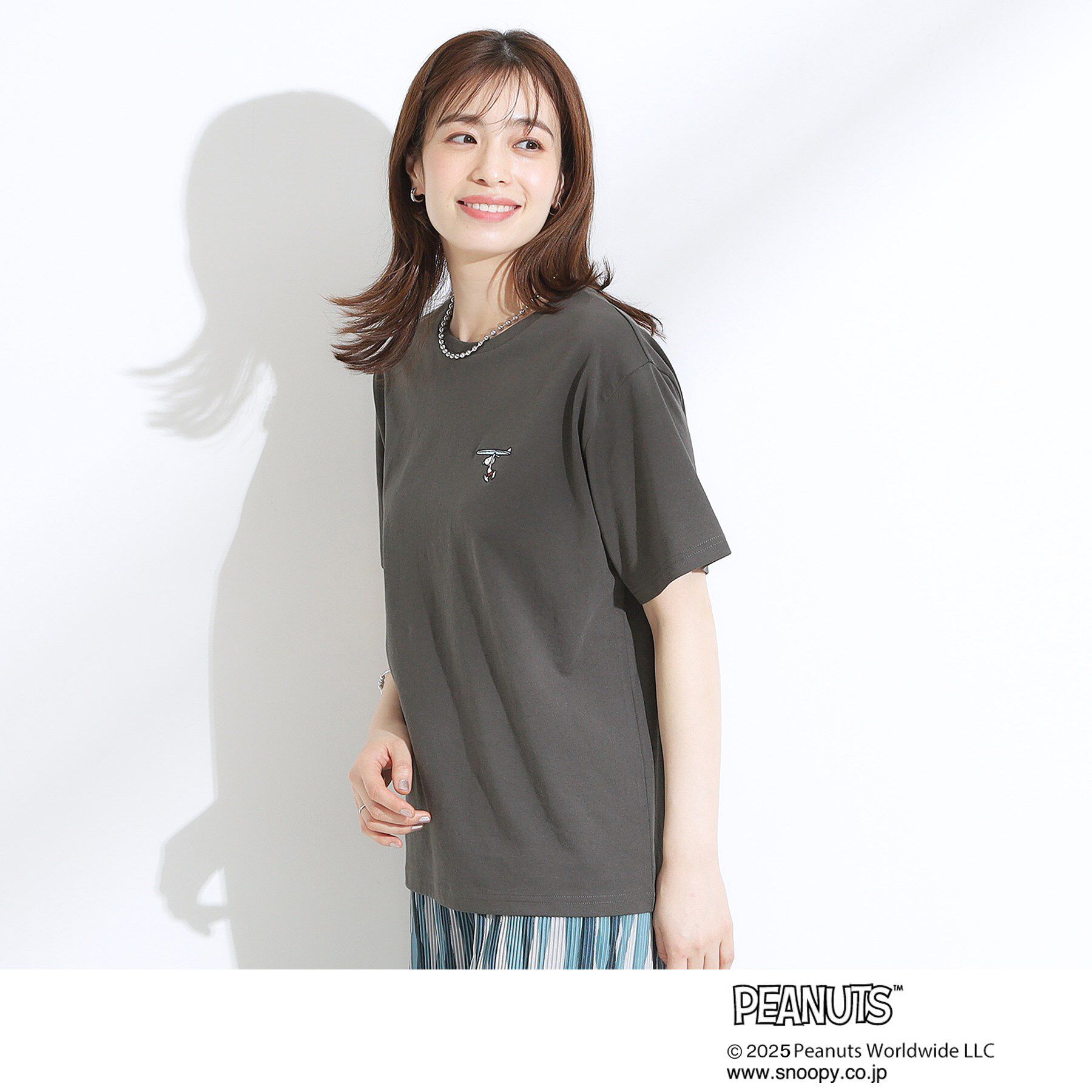 SHOO･LA･RUE「【PEANUTS】ひんやりTシャツ」|Tシャツ・カットソー|