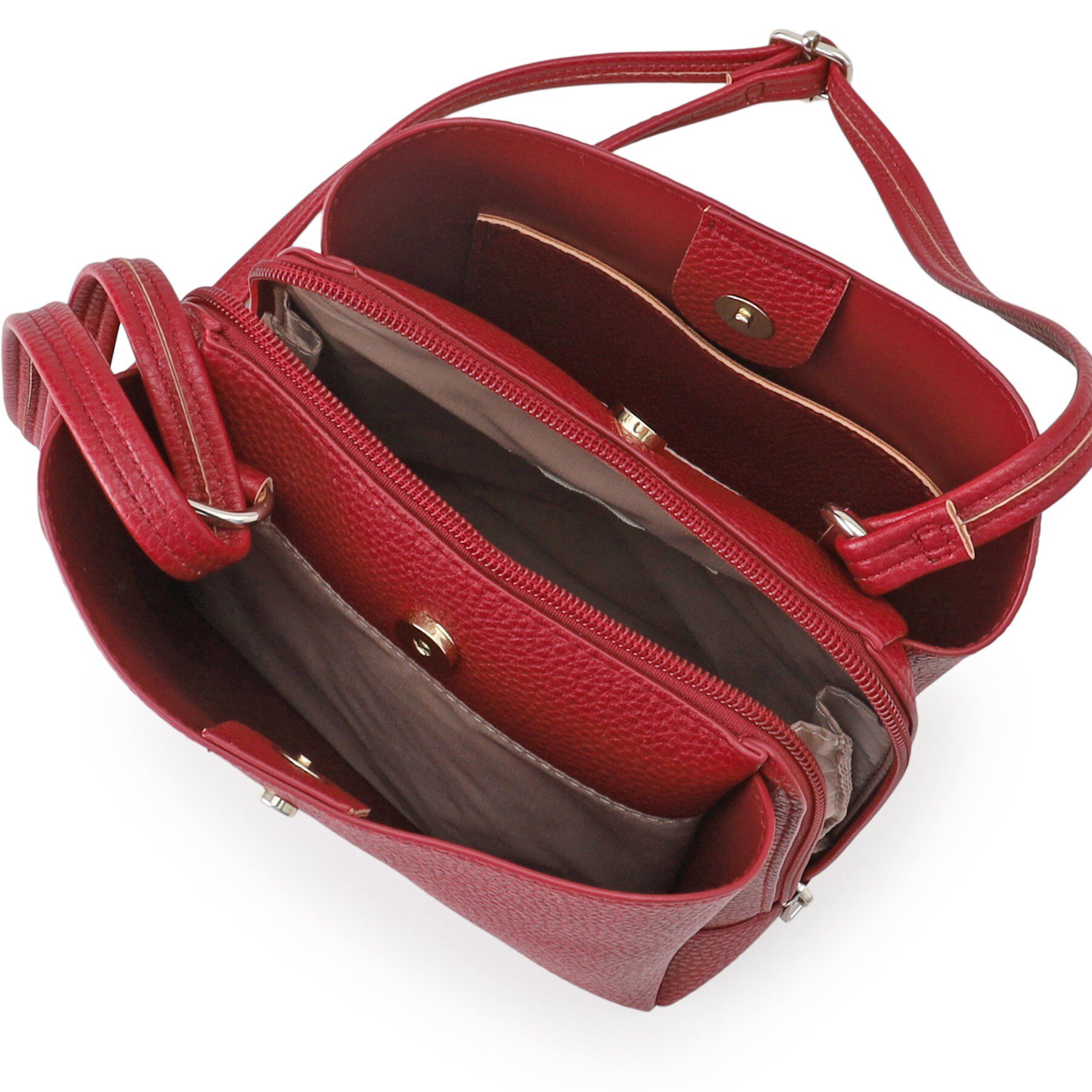 SHOO･LA･RUE「【軽量】ふわっと軽い3層ショルダーバッグ」|ショルダー・メッセンジャー|