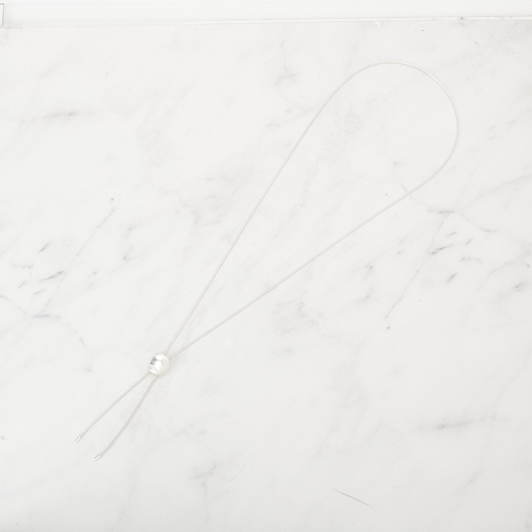 SHOO･LA･RUE「つやなしオープンメタルネックレス」|ネックレス|