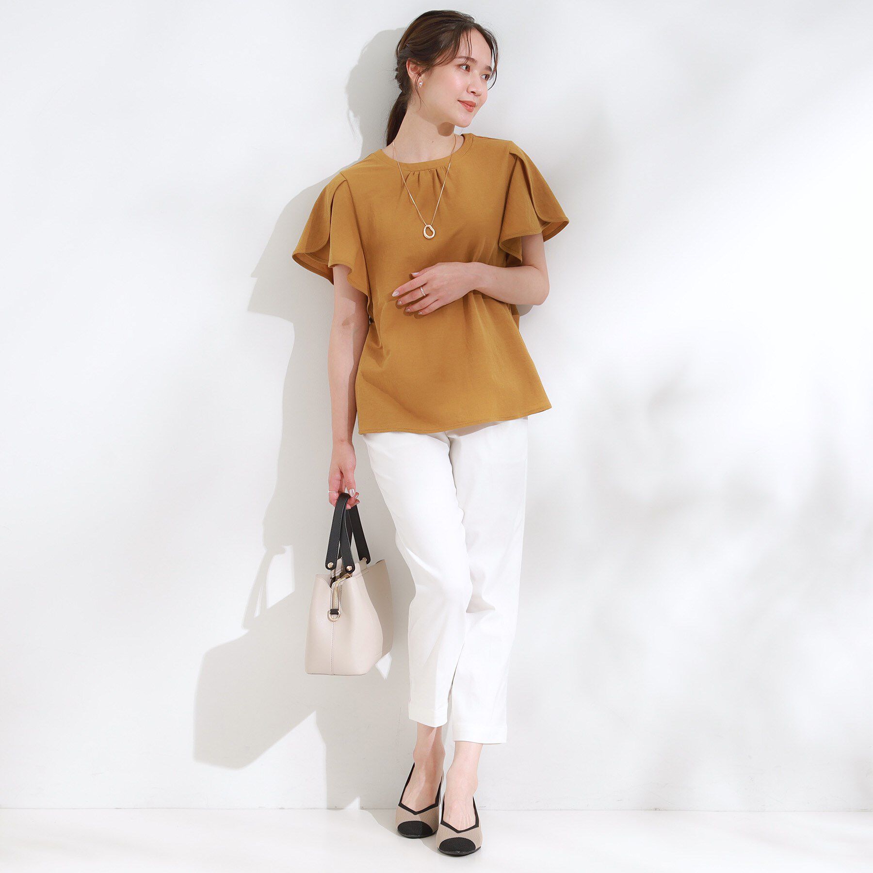 SHOO･LA･RUE「【S-LL/ひんやり】きれいめにもカジュアルにも サブリナパンツ」|その他|