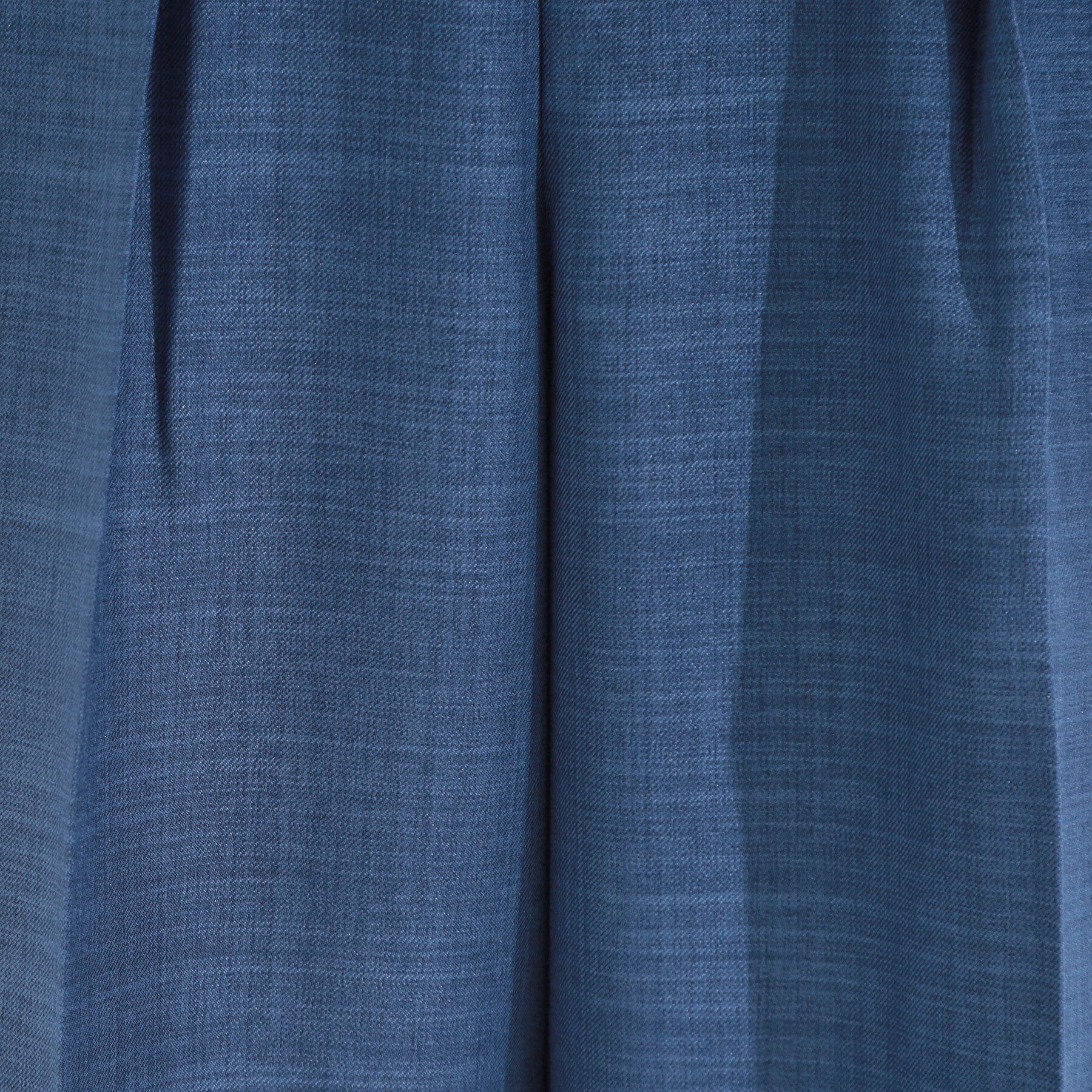 SHOO･LA･RUE「【S-LL/洗濯後しわになりにくい】ゴールドパーツできれい見え 麻調タックワイドパンツ」|その他|