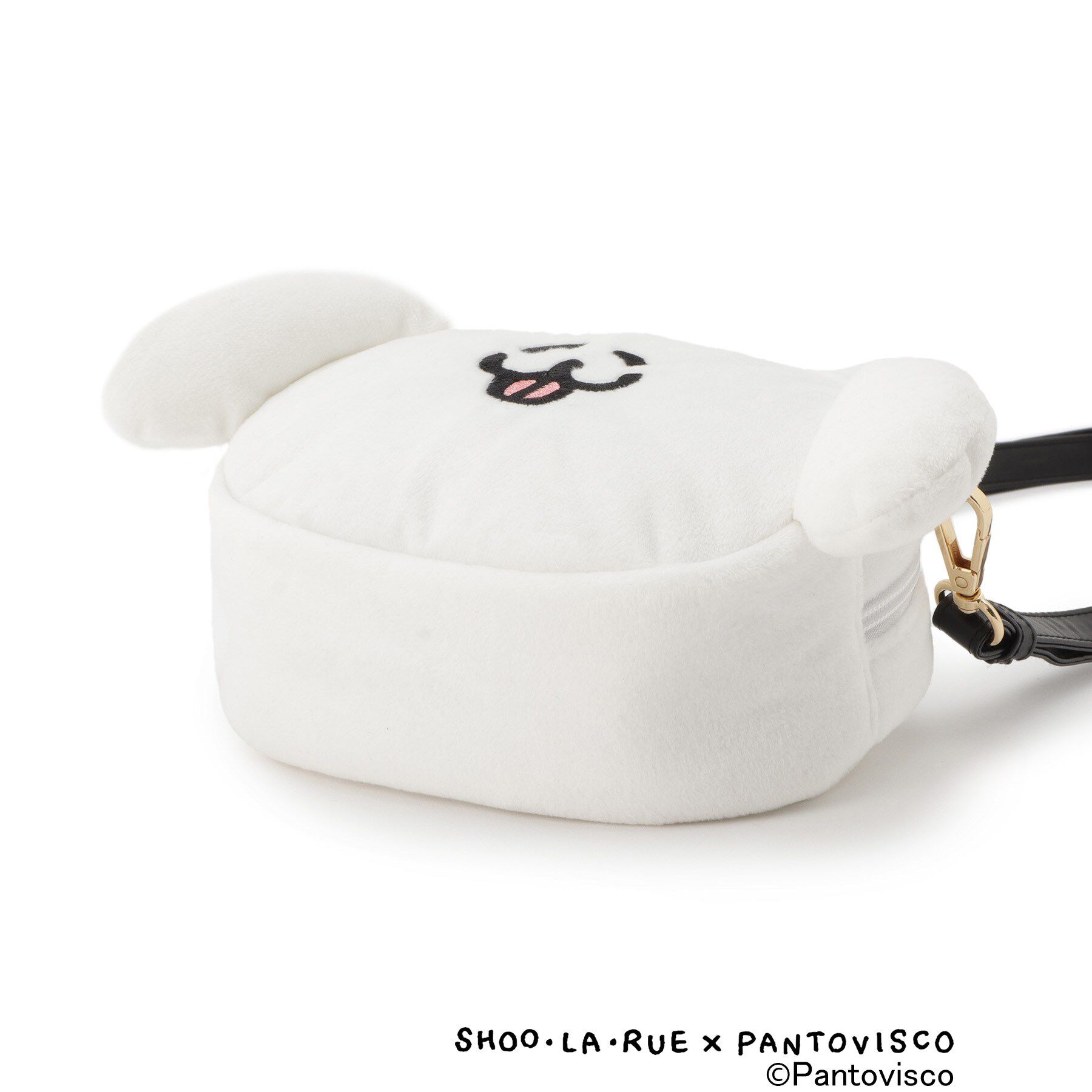 SHOO･LA･RUE「【パントビスコ／ぺろち】ぺろち立体顔型ポーチ」|ポーチ|