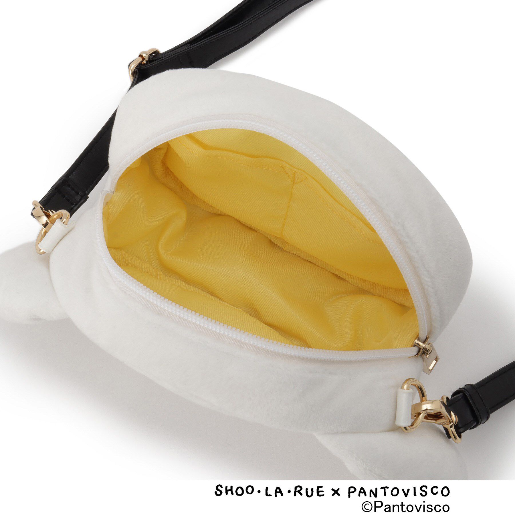 SHOO･LA･RUE「【パントビスコ／ぺろち】ぺろち立体顔型ポーチ」|ポーチ|