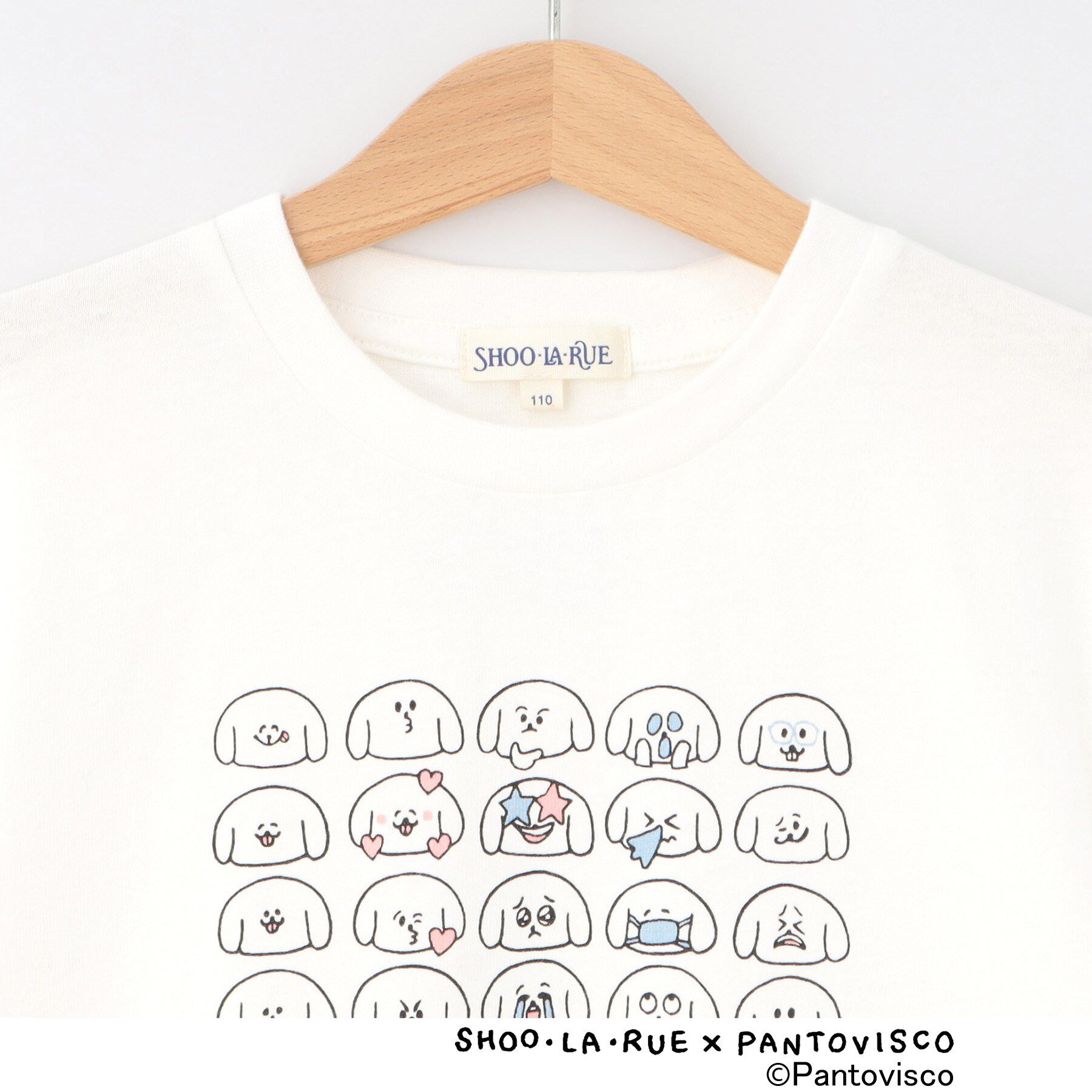SHOO･LA･RUE「【パントビスコ／ぺろち】プリントTシャツ」|Tシャツ・カットソー|