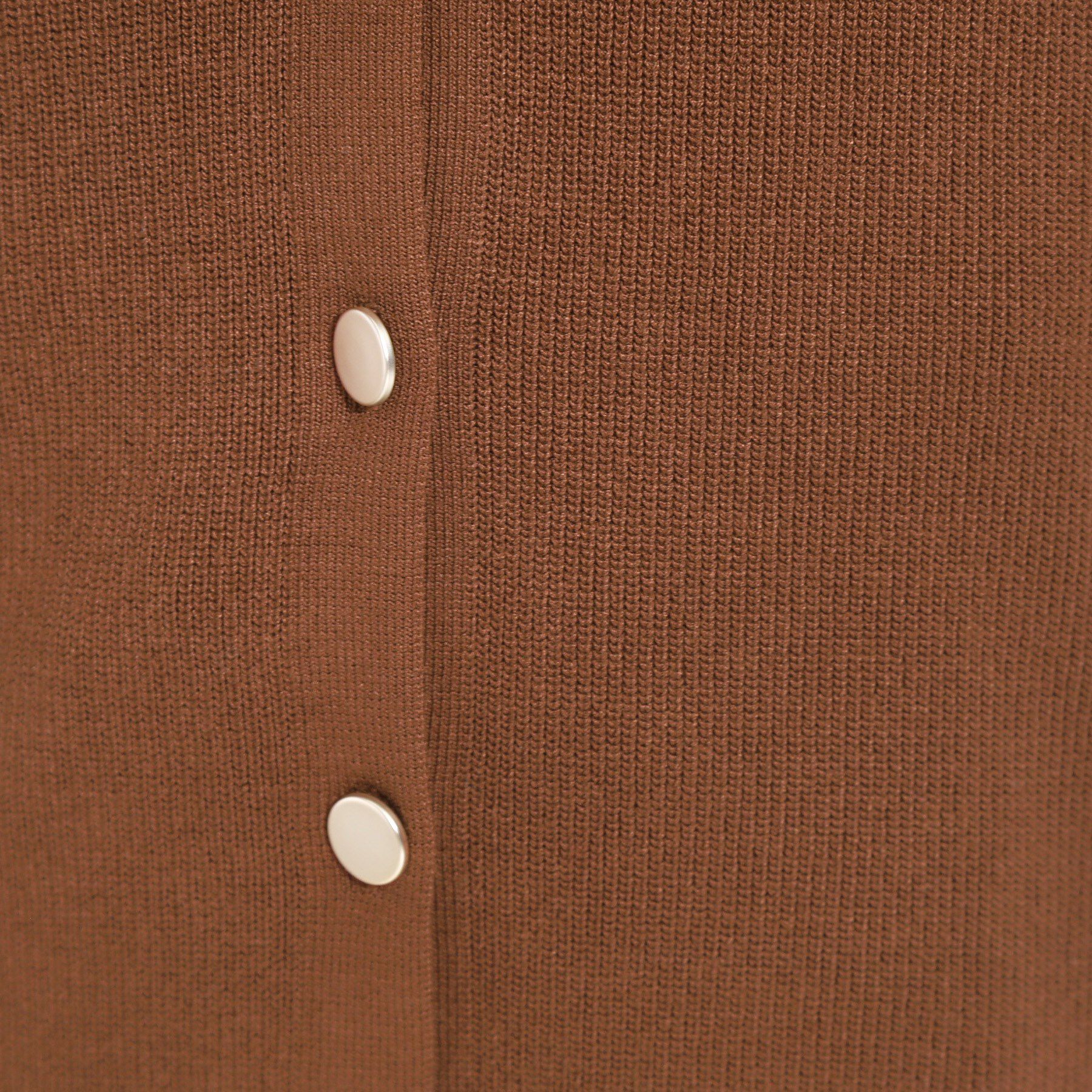 SHOO･LA･RUE「【S-LL】ゴールドボタンが上品 大人のニットベスト」|ベスト・ジレ|