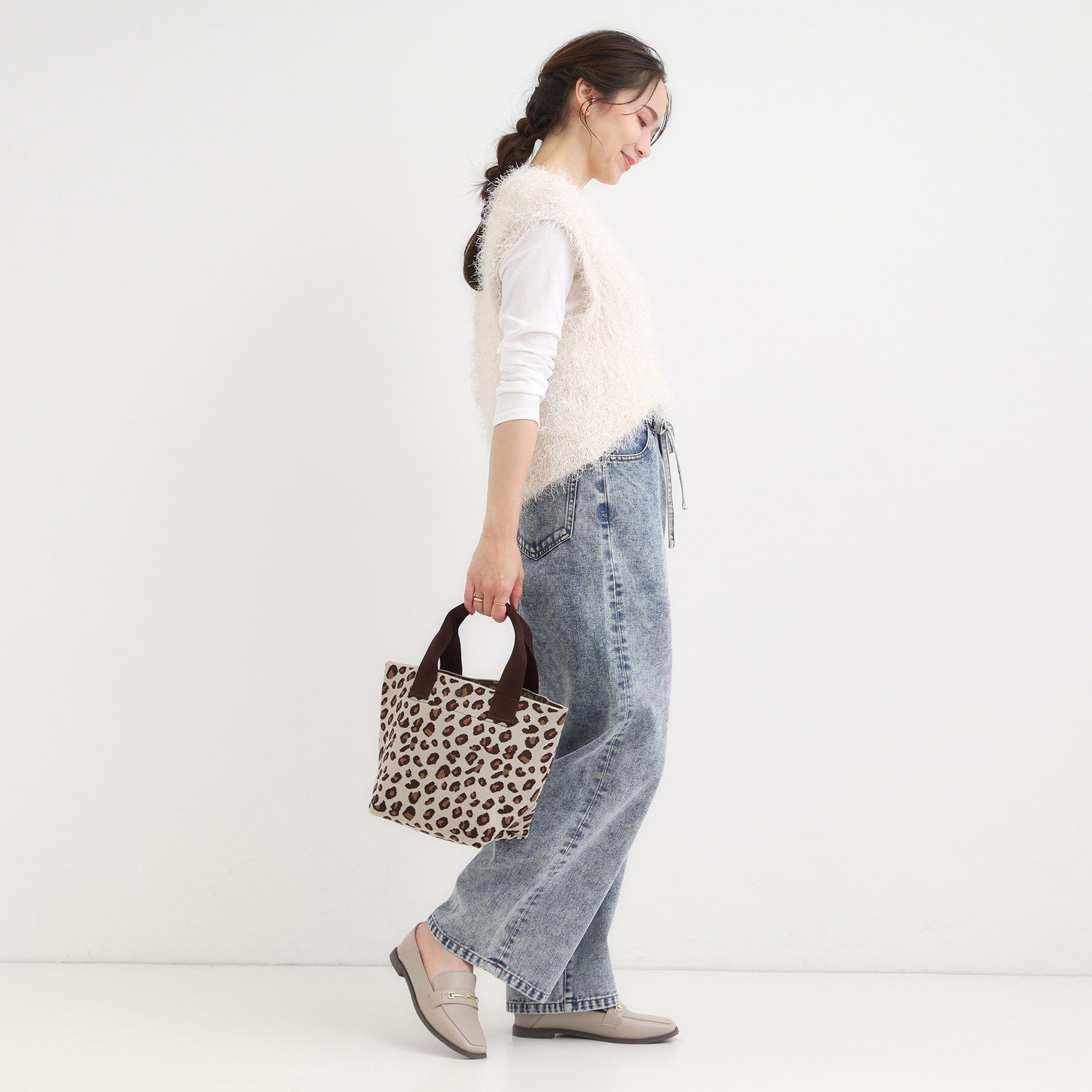 SHOO･LA･RUE「ニットランチトートバッグ」|トートバッグ|